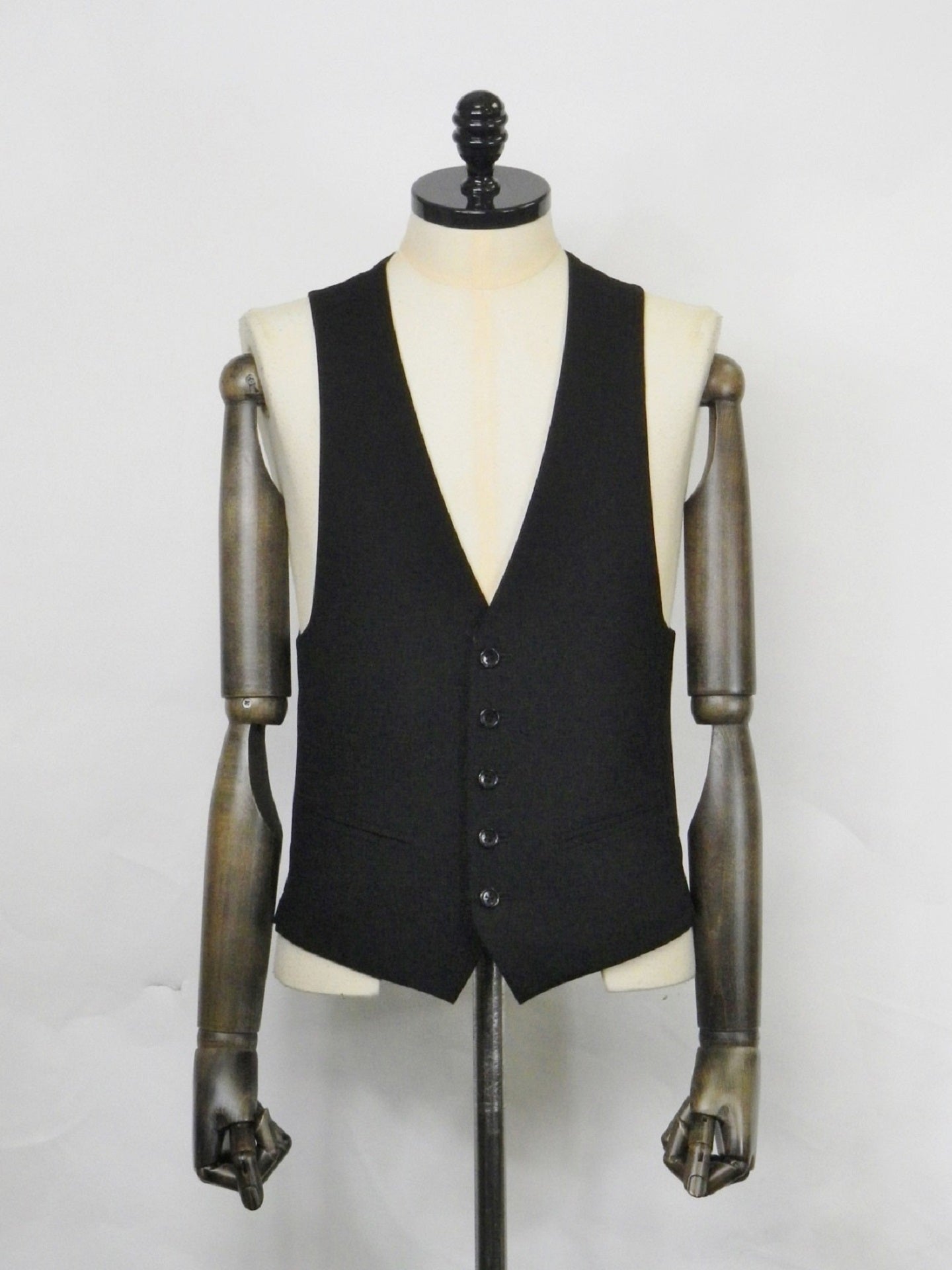 SOS TE NUTO ウールストレッチ5ツ釦ベスト 2314997