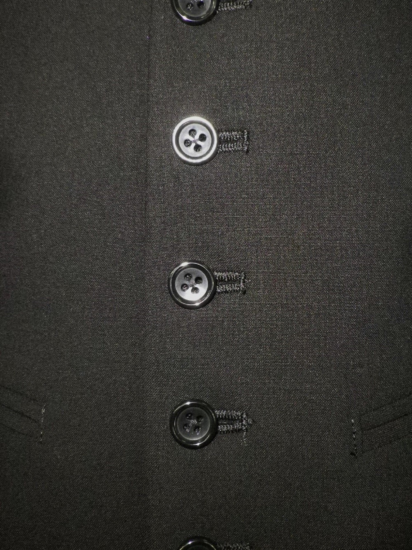 SOS TE NUTO ウールストレッチ5ツ釦ベスト 2314997