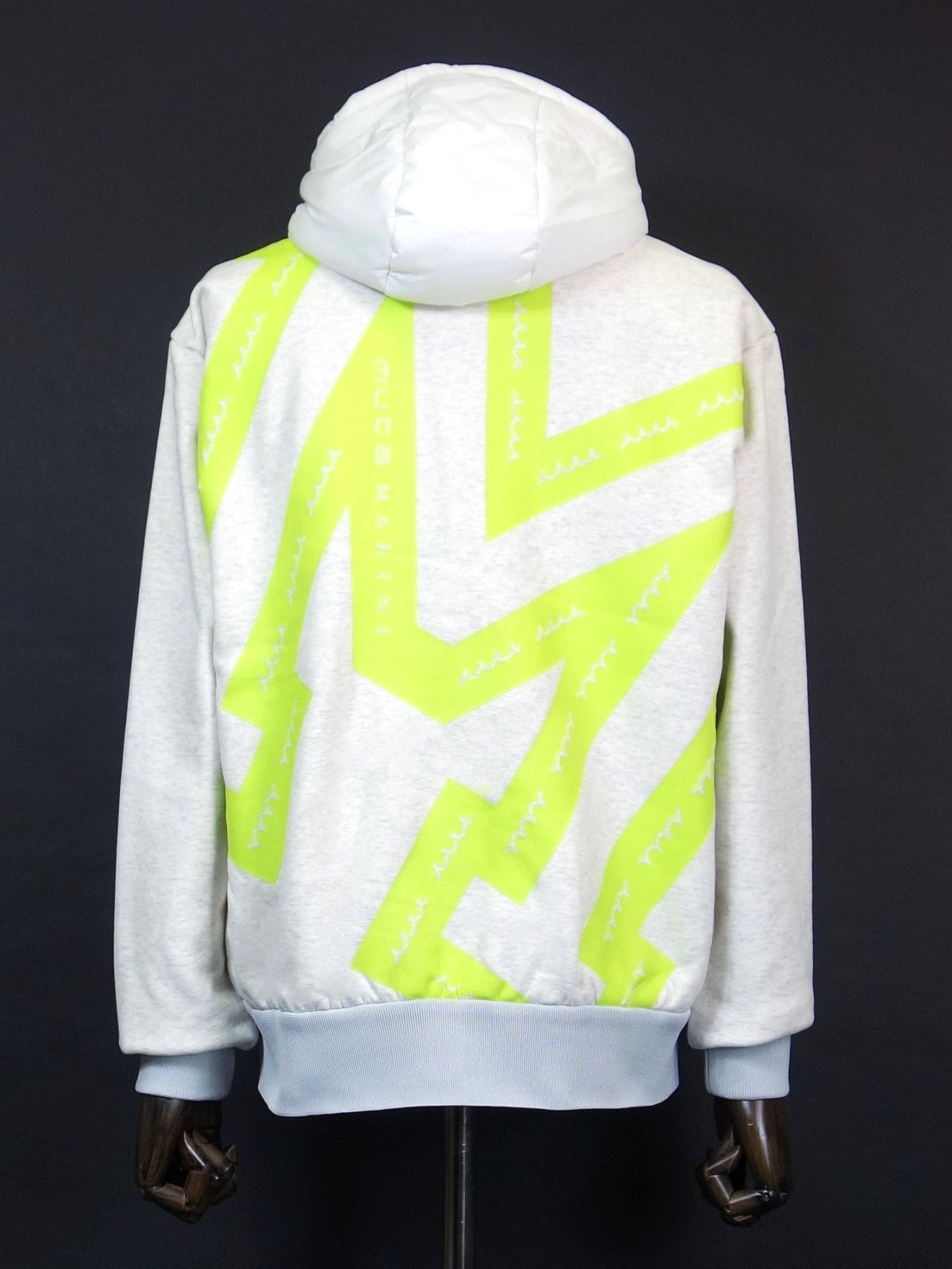 muta MARINE パディングフードジップアップパーカー MMMK-443360-WH