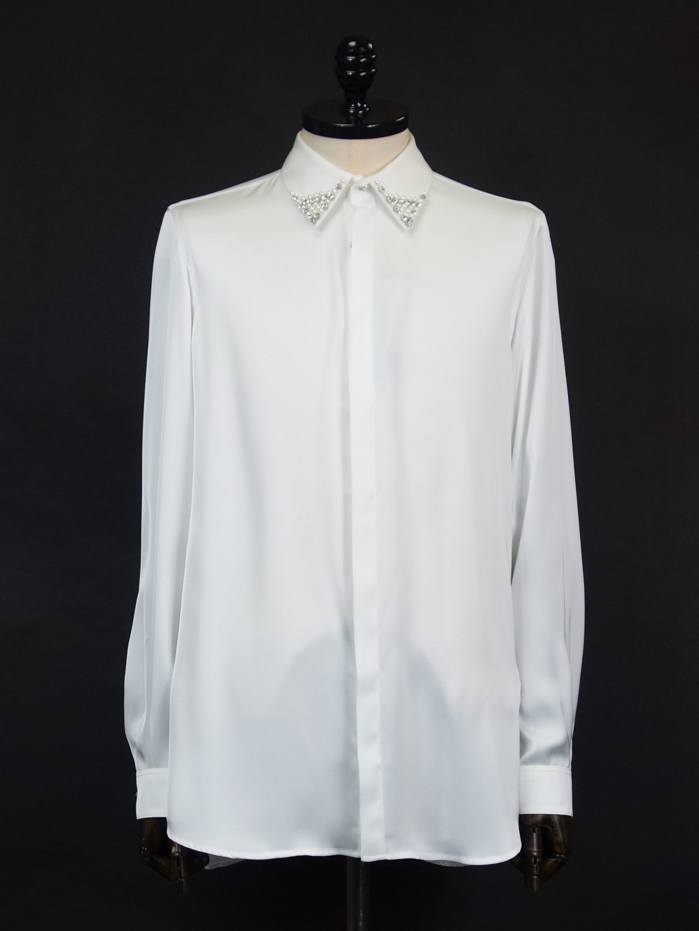 SOS TE NUTO デコラティブサテンシャツ 2516Z10