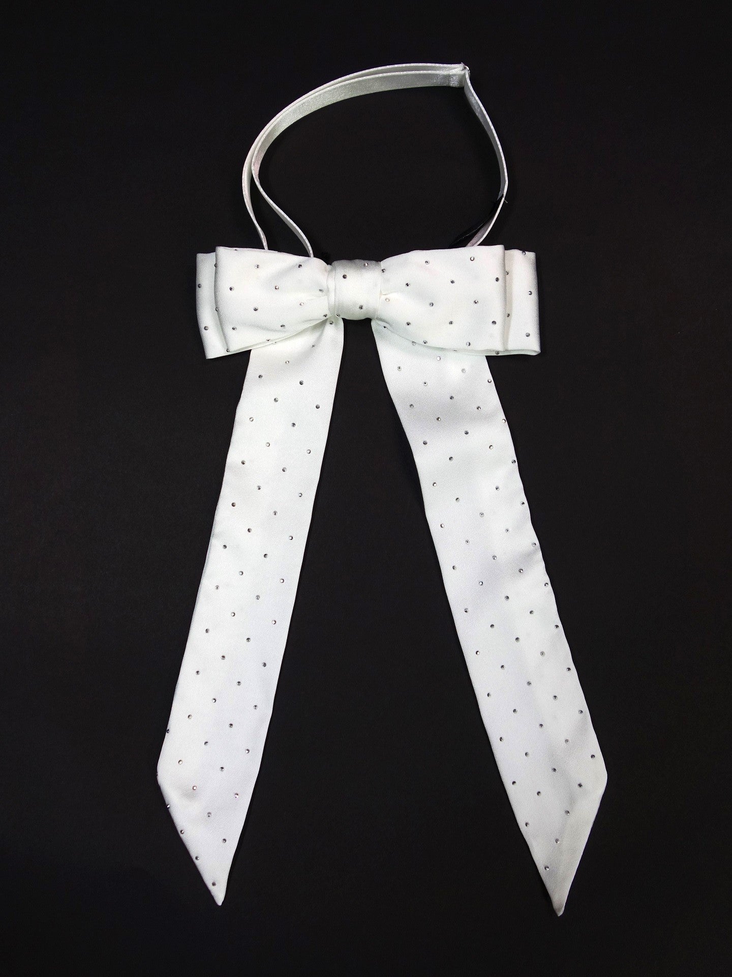 SOS TE NUTO ラインストーンドットリボンタイ 2529Z03