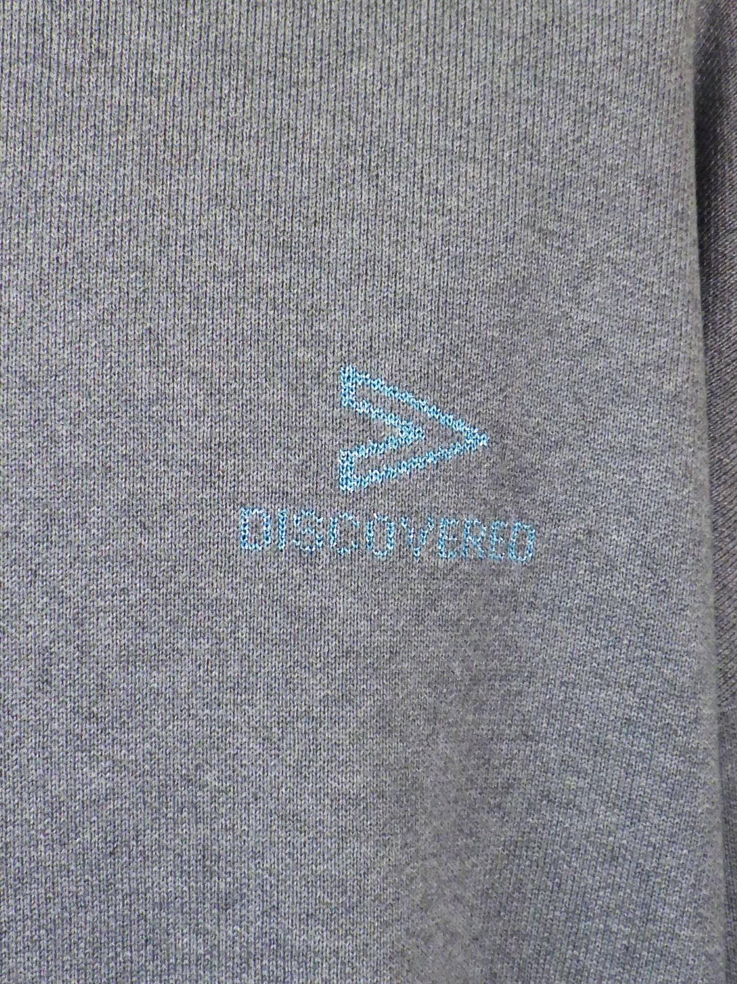 DISCOVERED ラメラメラインコットンニット DC-SS25-KN-03-GRY