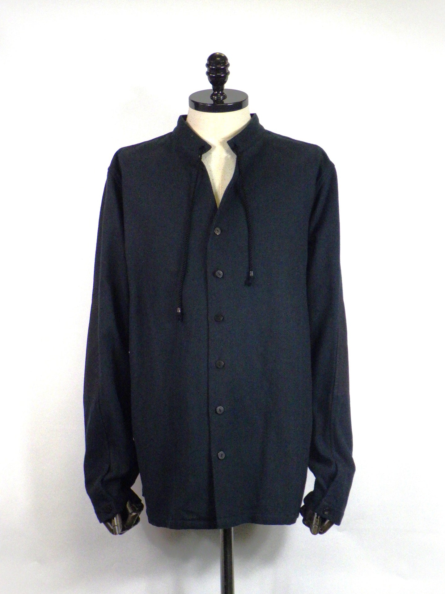 prasthana brushed twill work shirt P-2301002A-D.NV