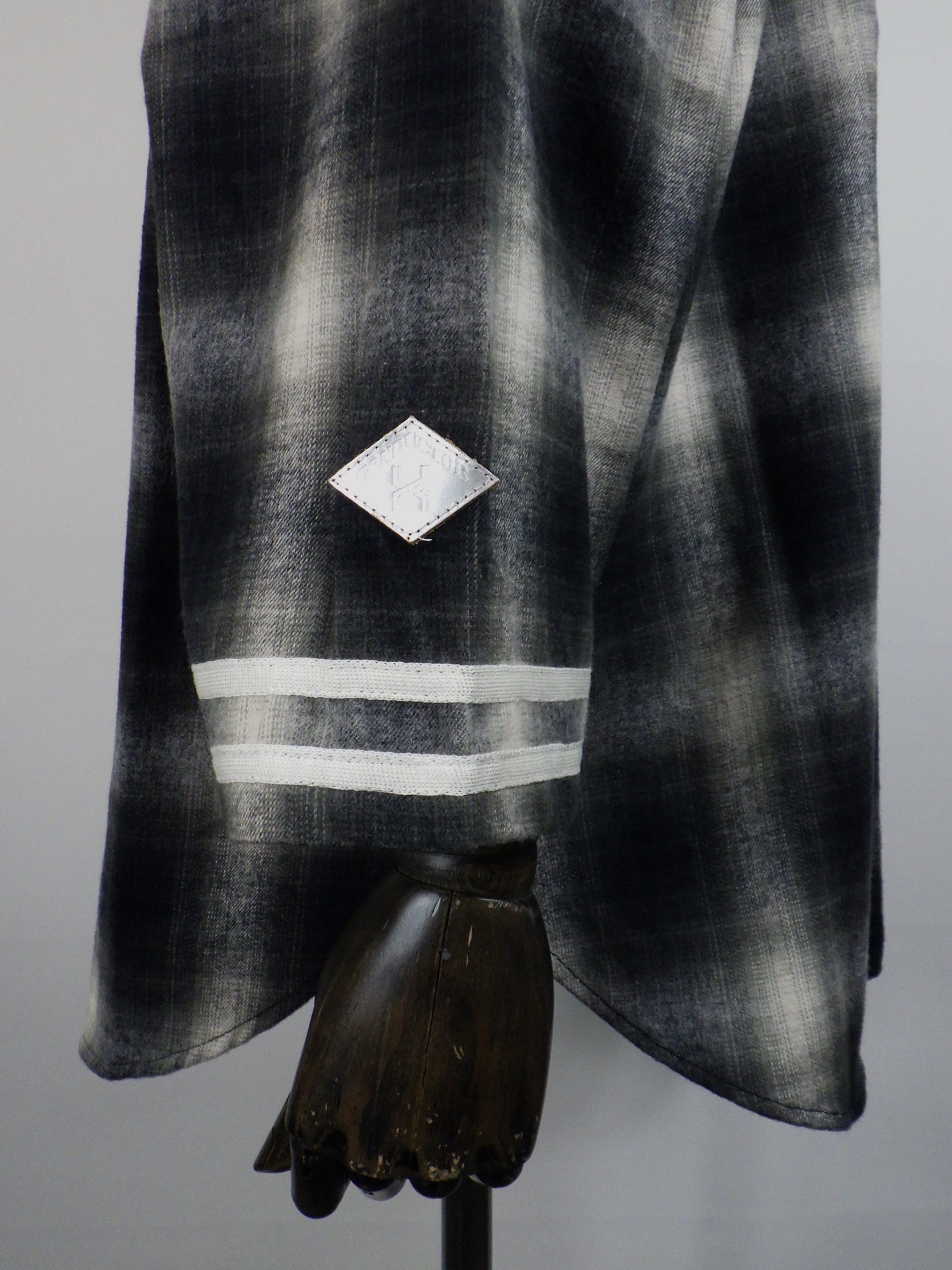 el conductorH チェックフランネルベースボールシャツ PD25MS01-BK