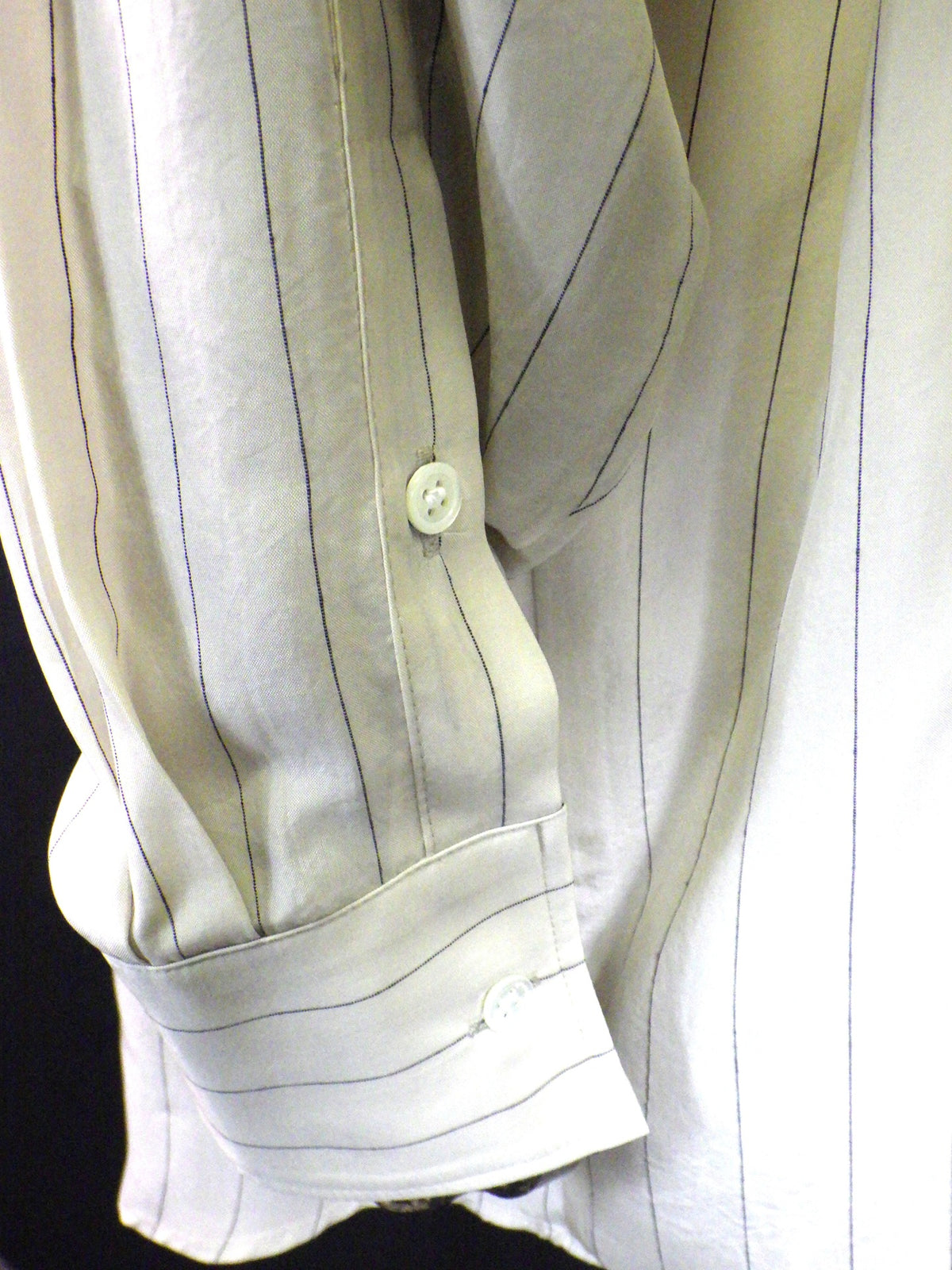 disemBySiiK Lining Ribbon Tie Shirt 26AW22-IVORY