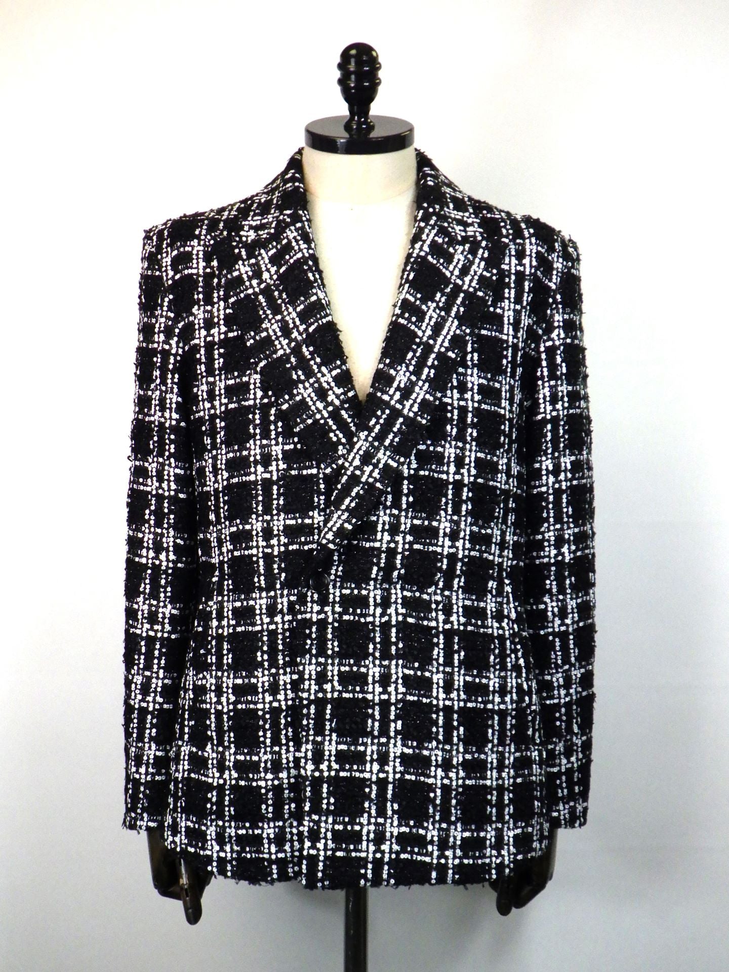 NOWL スパンコールツイードセミダブルジャケット 2523003NZ