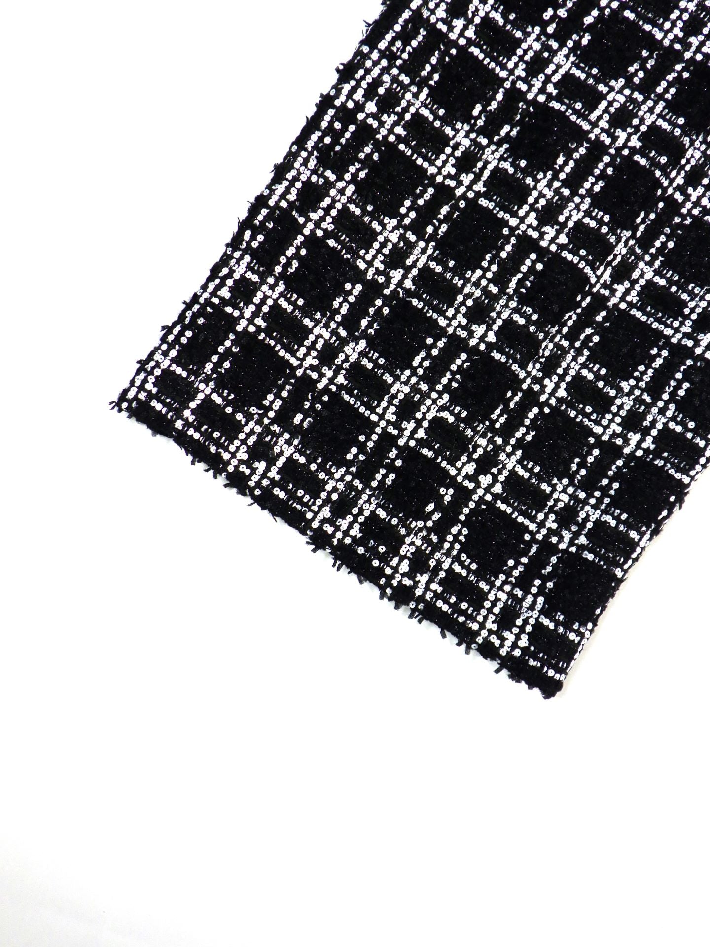 NOWL スパンコールツイードワイドパンツ 2525001NZ