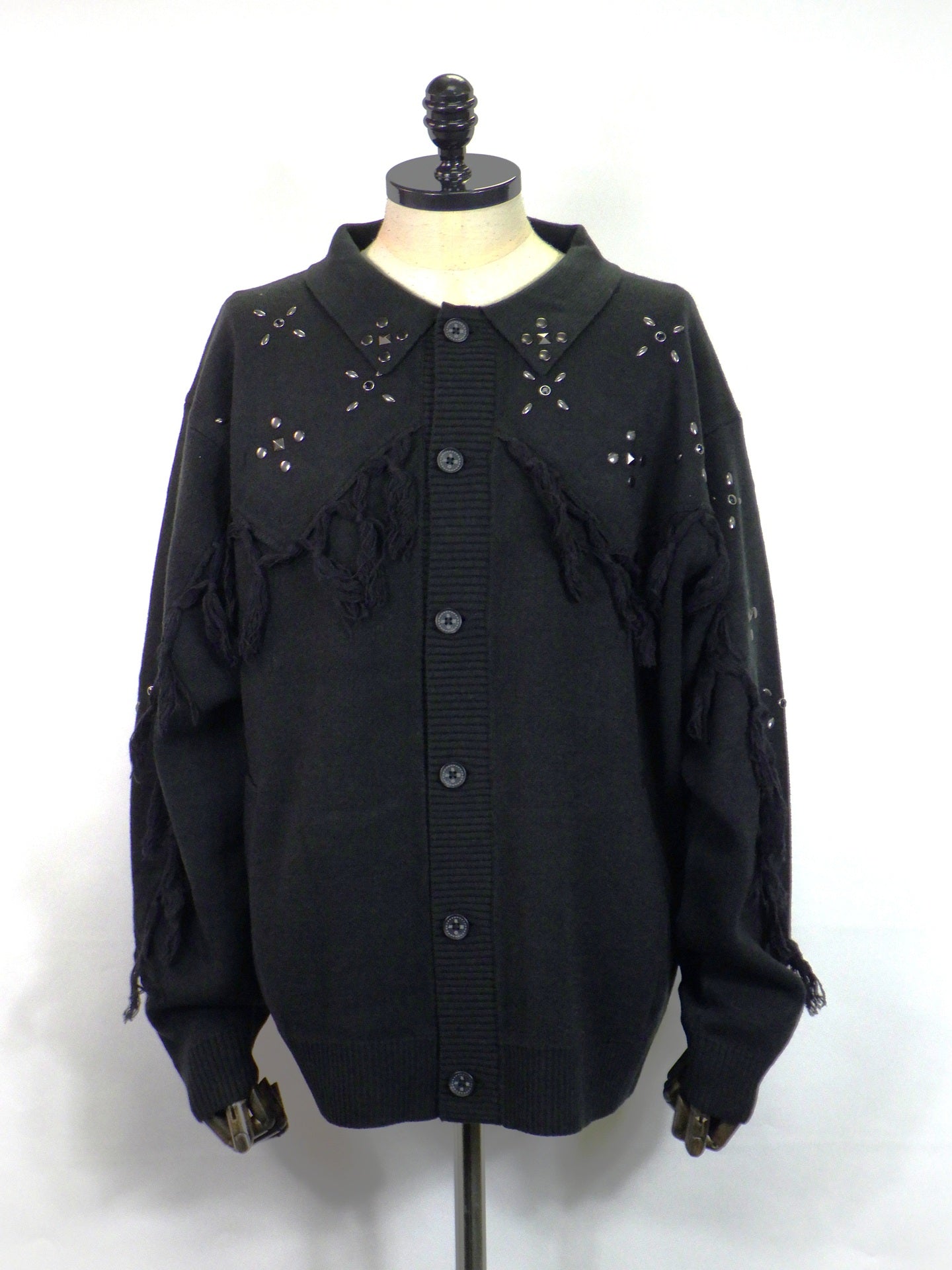 amok WESTERN KNIT CARDIGAN 262035-BK