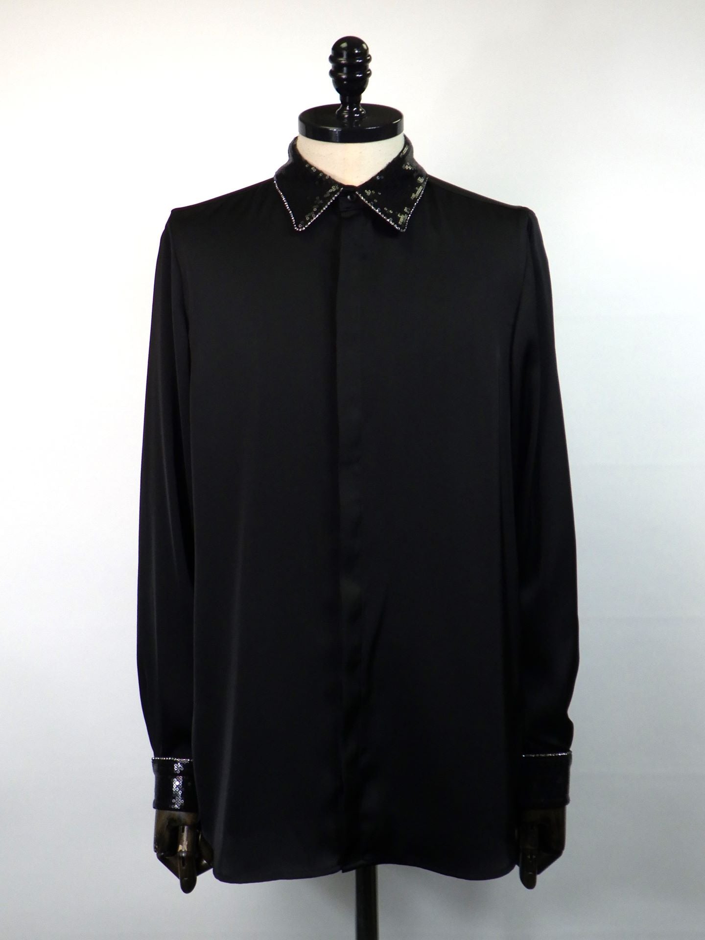 SOS TE NUTO スパンコールカラーシャツ 2526Z01