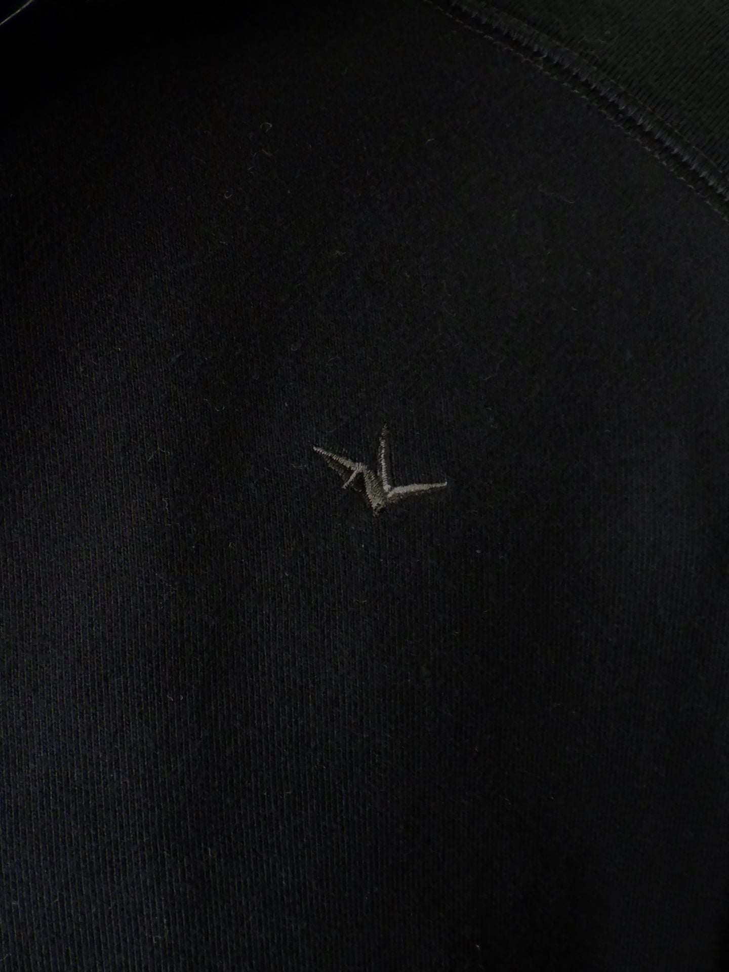 1PIU1UGUALE3 RELAX ビッグファスナーカーゴポケットスウェットパーカー USO-25115-BK