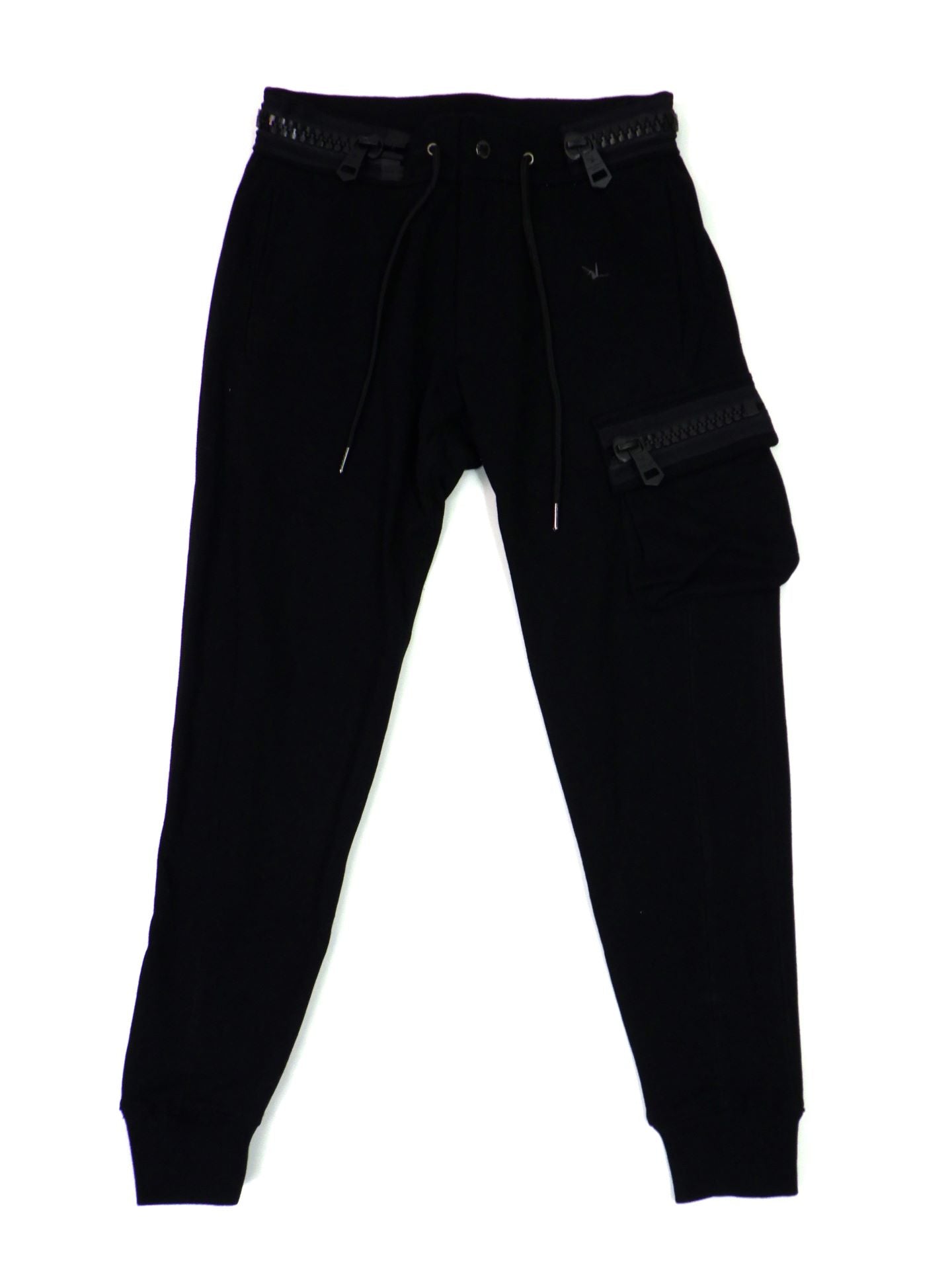 1PIU1UGUALE3 RELAX ビッグファスナーカーゴポケットスウェットパンツ USB-25115-BK