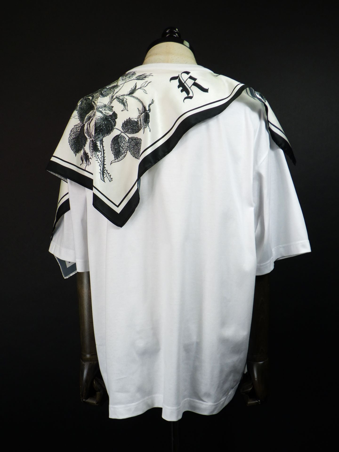 disemBySiiK スカーフドッキングTシャツ 25AW038WH-2