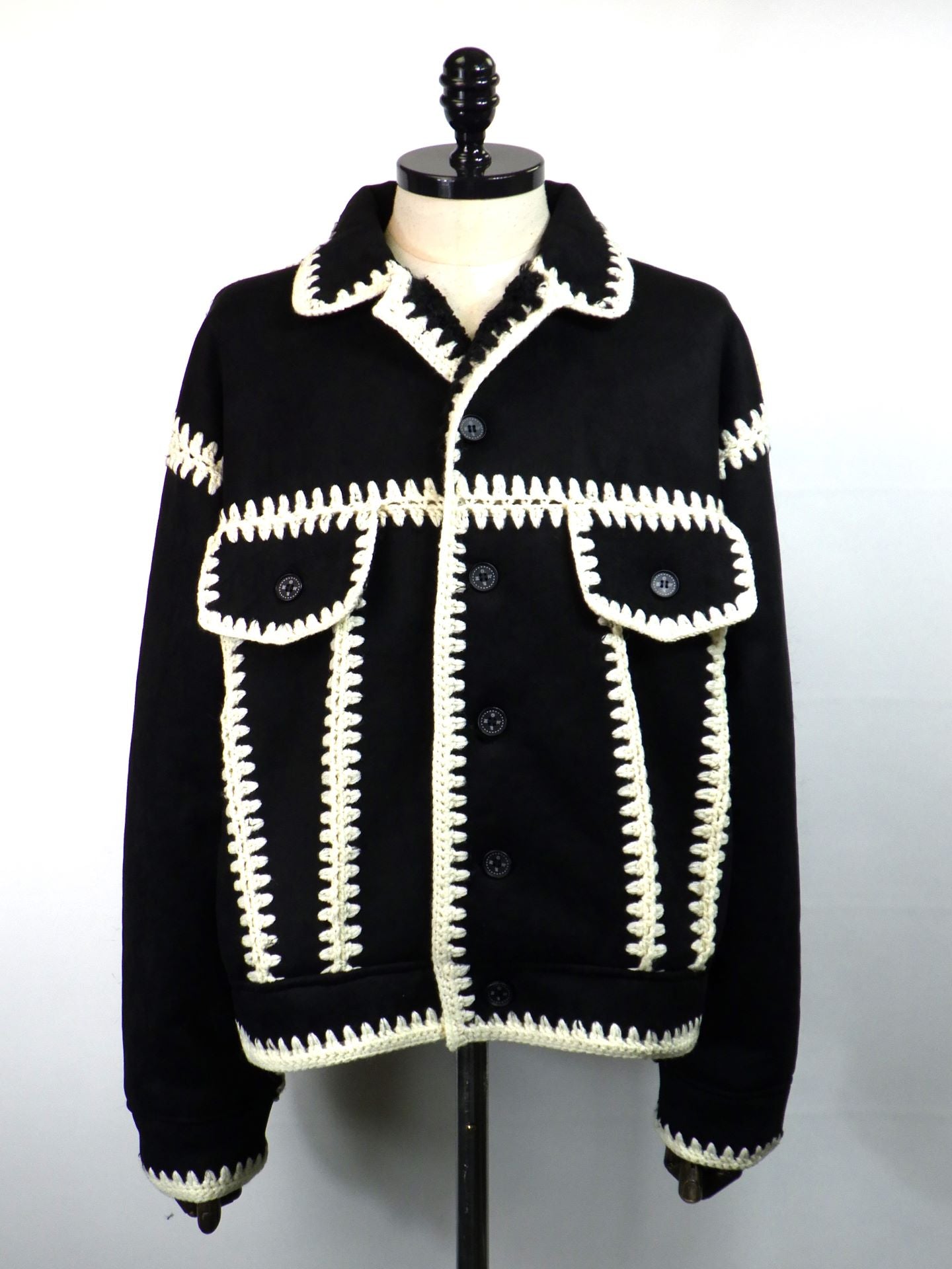 amok ハンドニッティングボアブルゾン 252046-BK – KAWANO