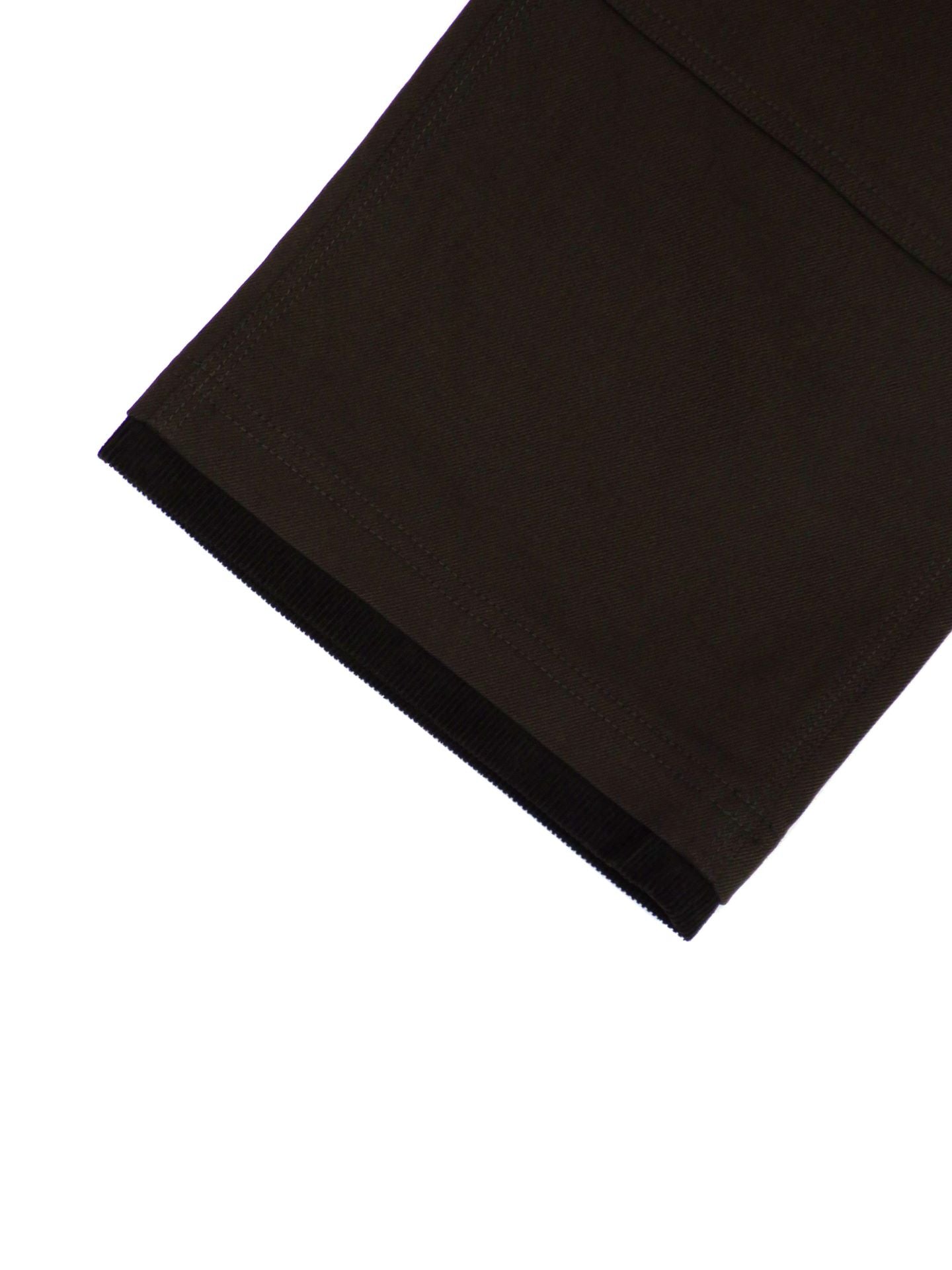 SUPERTHANKS レイヤードヘムダブルニーパンツ ST253PT01-BR