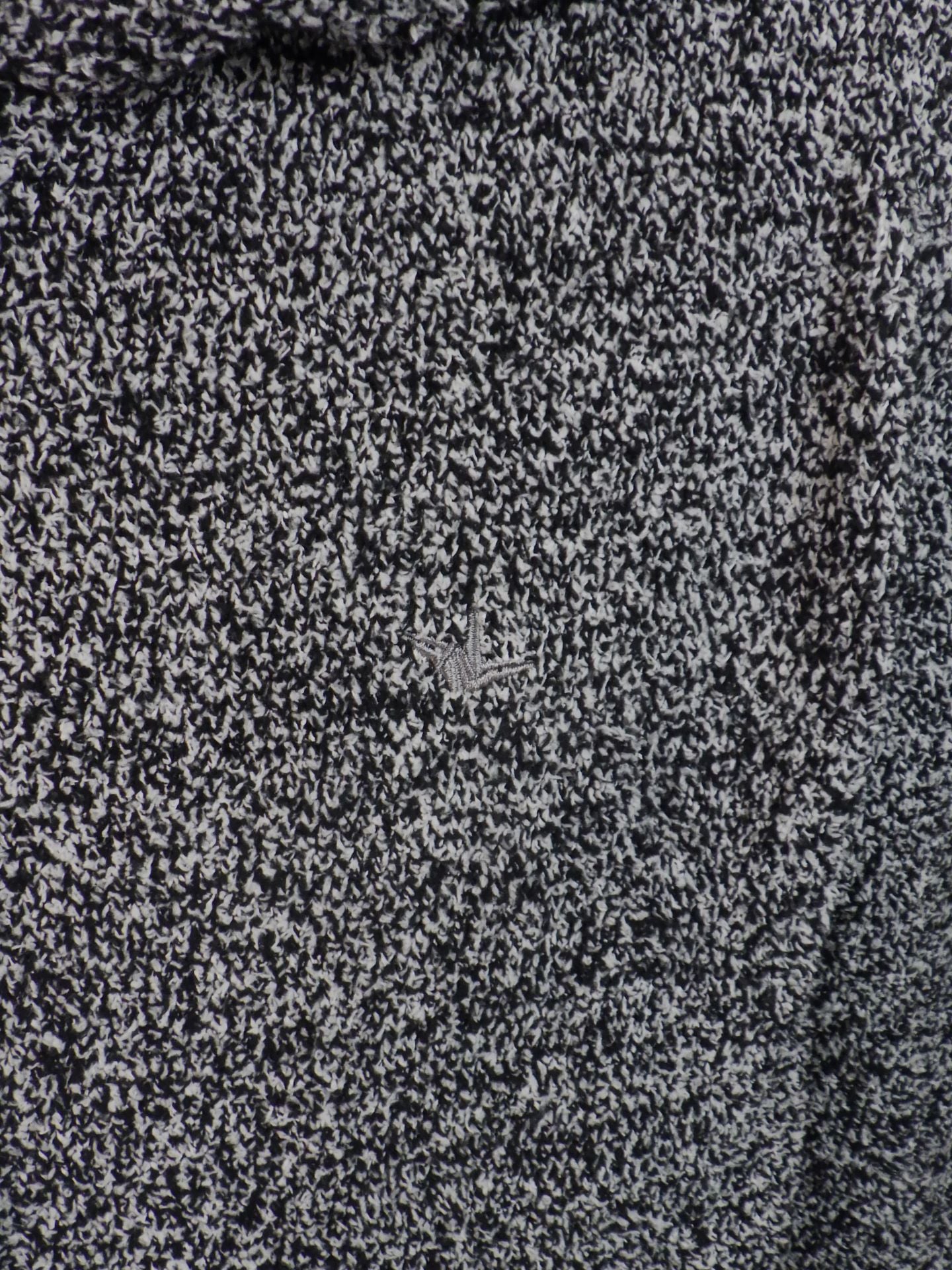 1PIU1UGUALE3 RELAX バイカラーニットジップパーカー USK-25029-GRY