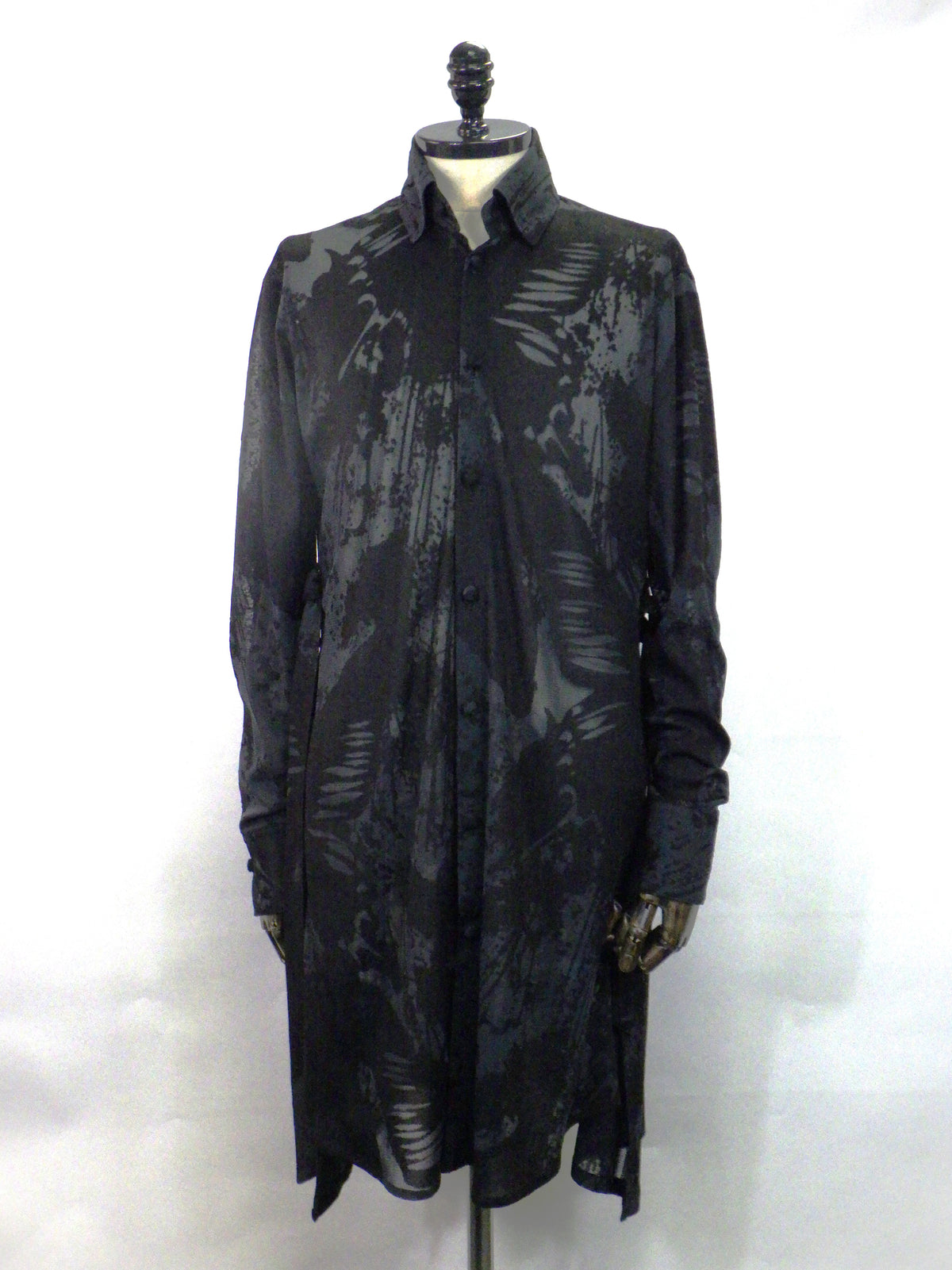 kiryuyrik Opal Mesh Flare Shirt KW-HB25-951