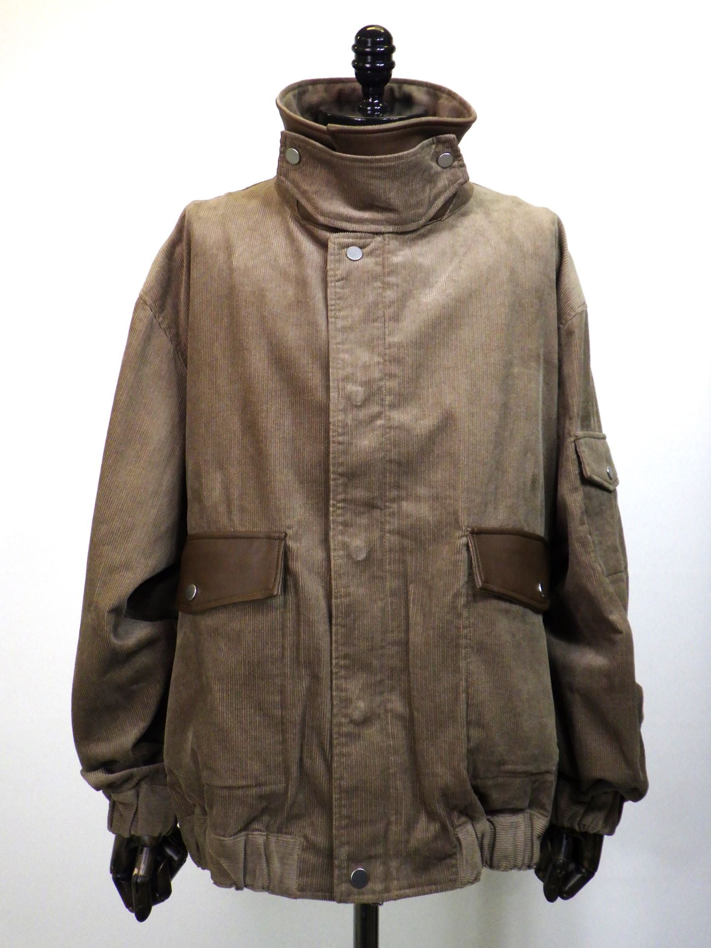 SUPERTHANKS コーデュロイハリントンジャケット ST253JK02-MOCHA