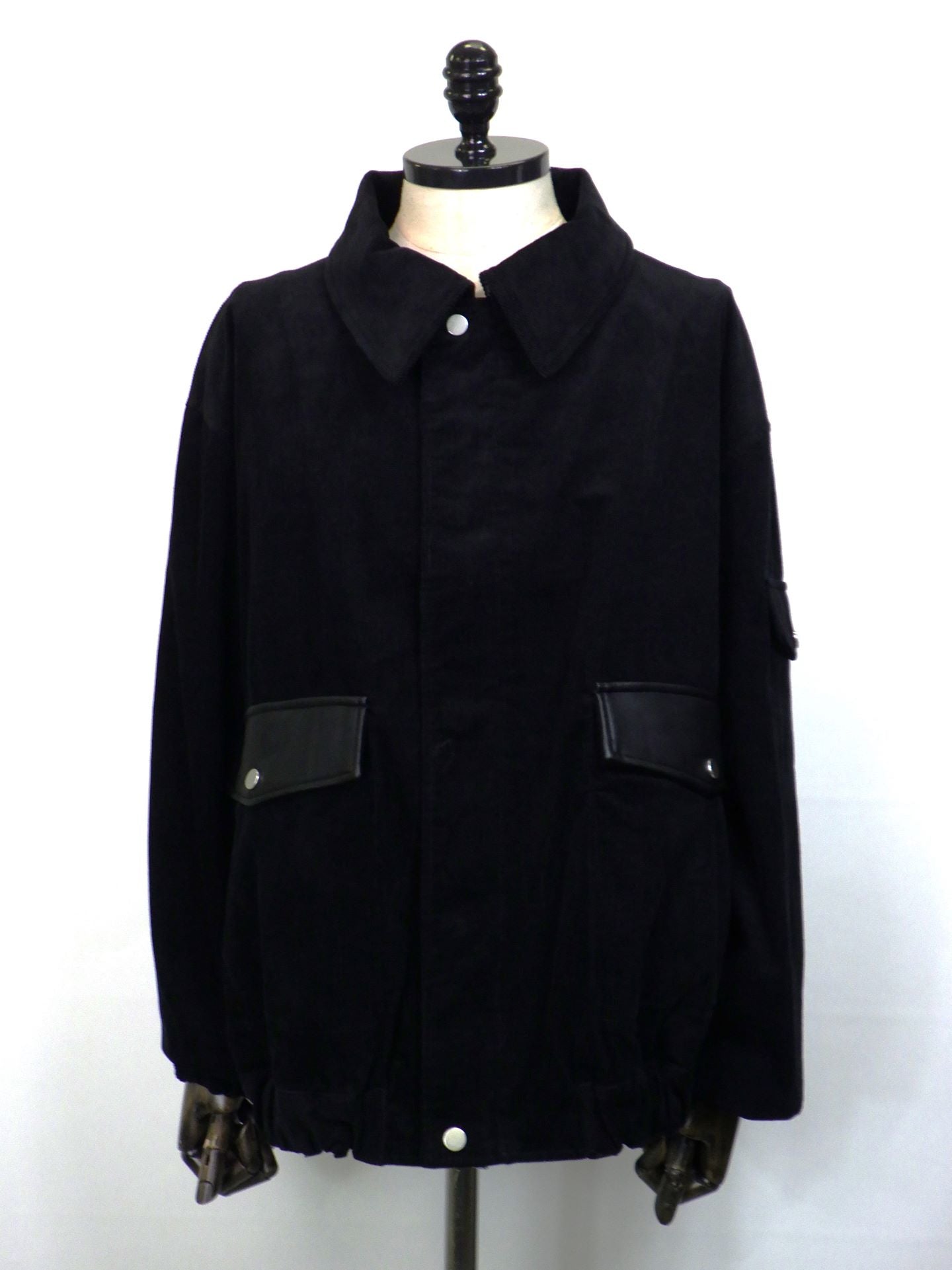 SUPERTHANKS コーデュロイハリントンジャケット ST253JK02-BK