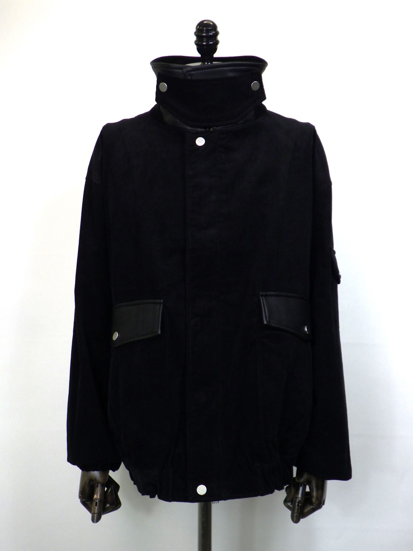 SUPERTHANKS コーデュロイハリントンジャケット ST253JK02-BK