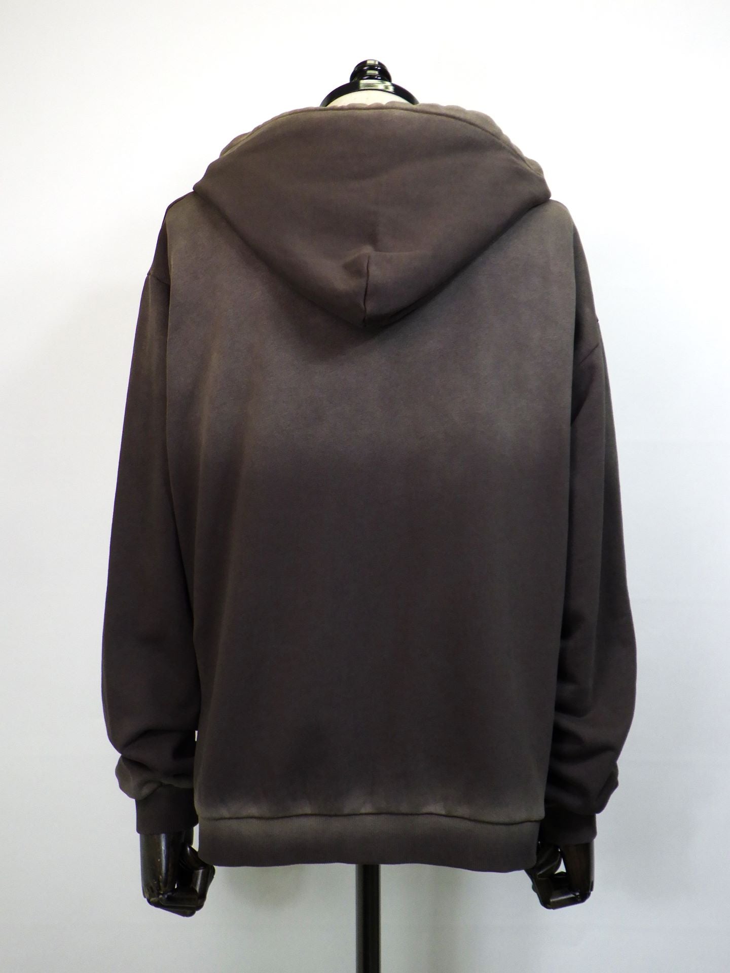 SUPERTHANKS サンフェーデッドジップフーディスウェット ST253CS03A-BR