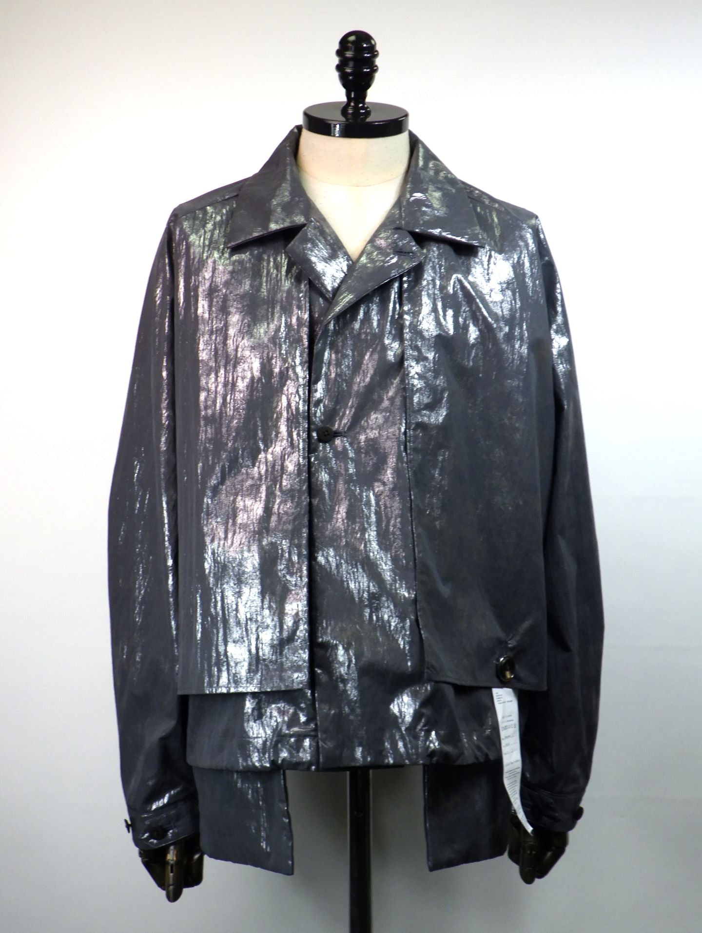 Licht Bestreben ウォッシュドホイルコーティングショートトレンチジャケット LB25AW-SH09-HKW