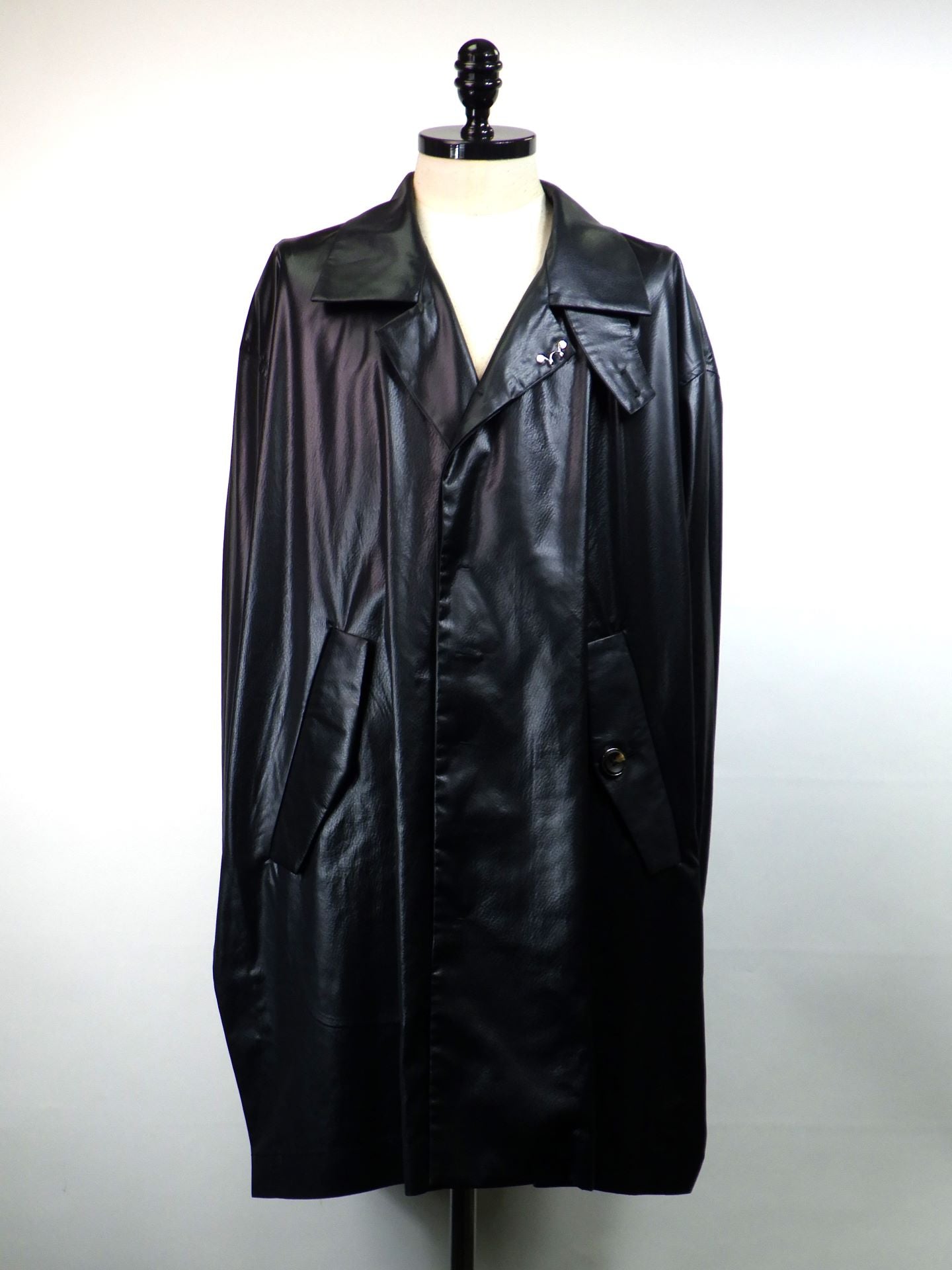 Licht Bestreben FAKE-FAKE LEATHER Ⅱ ステンカラーライトコート LB25AW-SHCO01-FFL