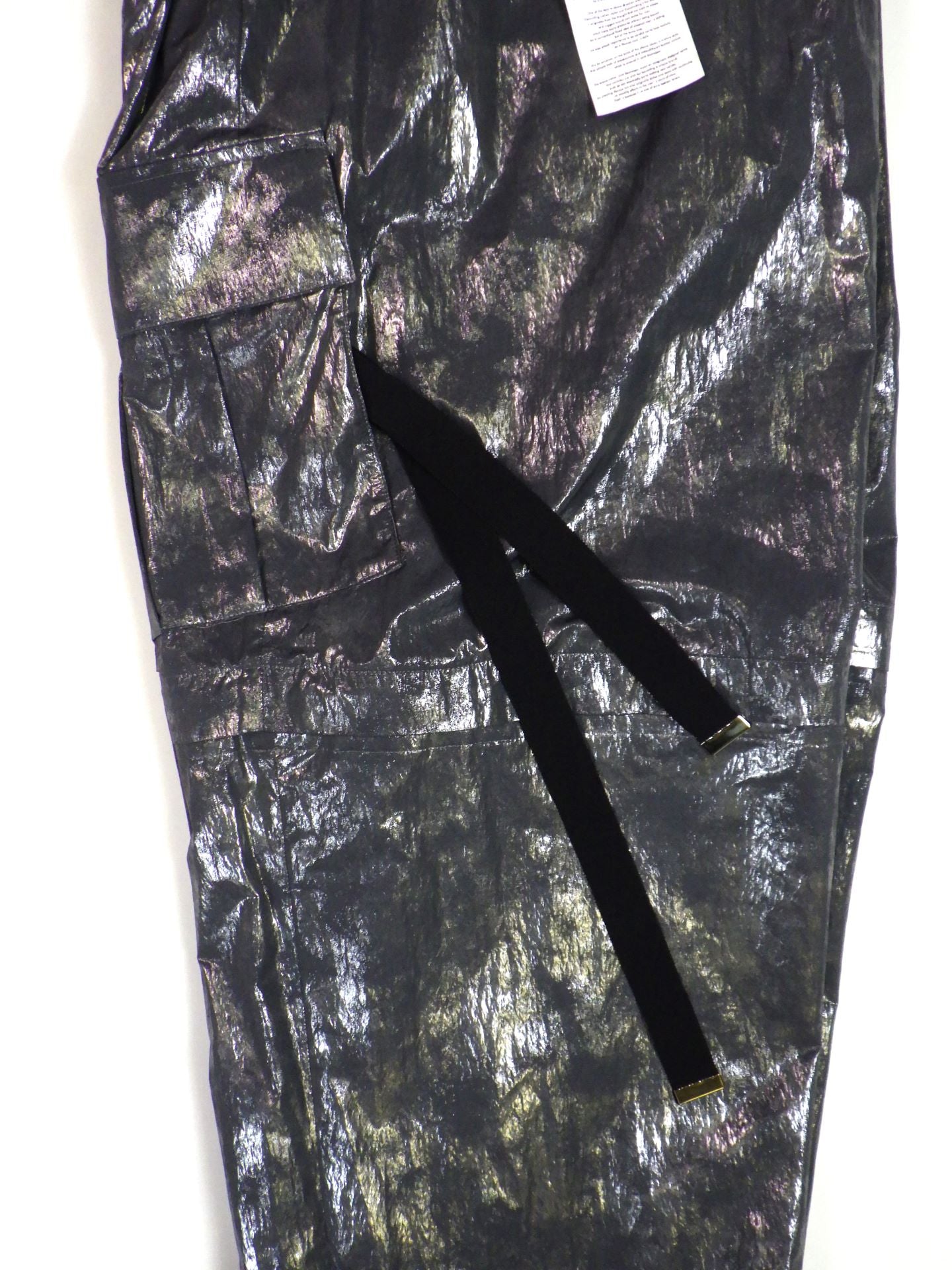 Licht Bestreben ウォッシュドホイルコーティングデタッチャブルカーゴパンツ LB25AW-PT05-HKW