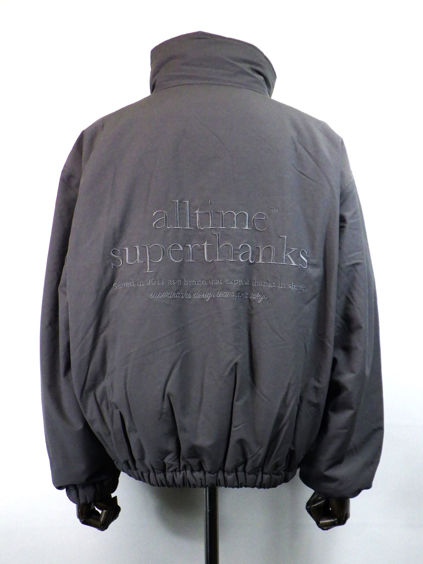 SUPERTHANKS ジップアップパディットショートジャケット ST254JK02-C.GRY