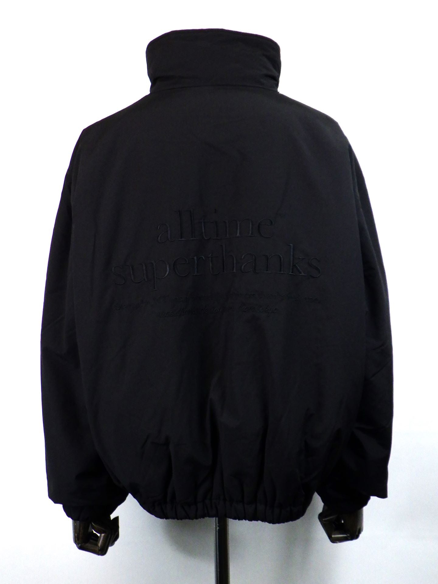 SUPERTHANKS ジップアップパディットショートジャケット ST254JK02-BK