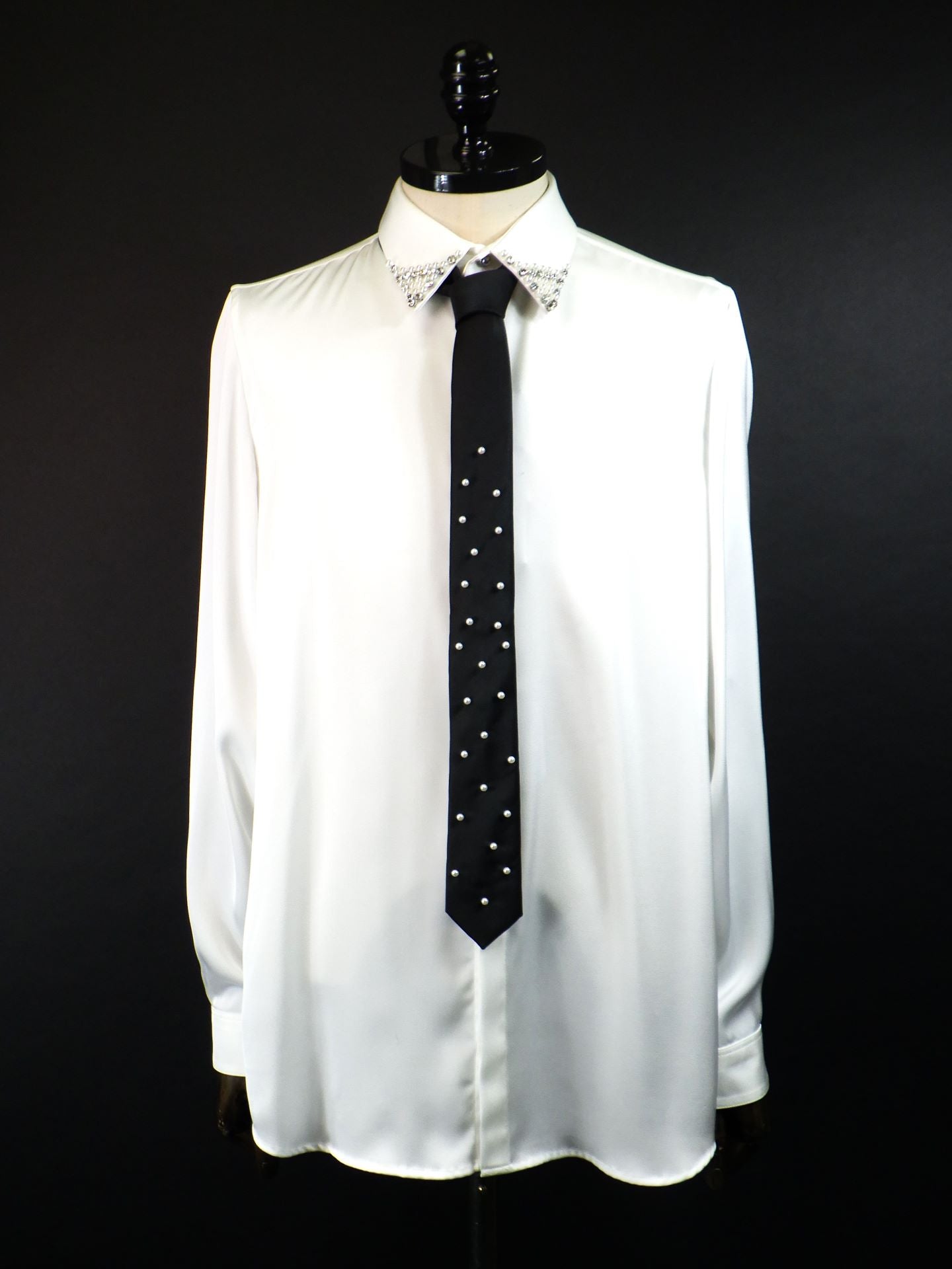 SOS TE NUTO デコラティブサテンシャツ 2516Z10