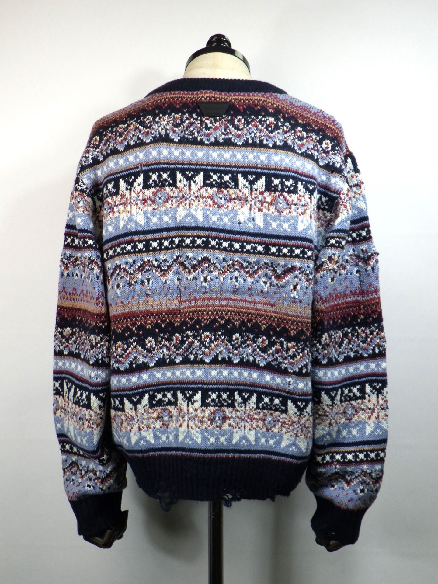 FORSOMEONE ノルディックグランジニット 78001154-NAV