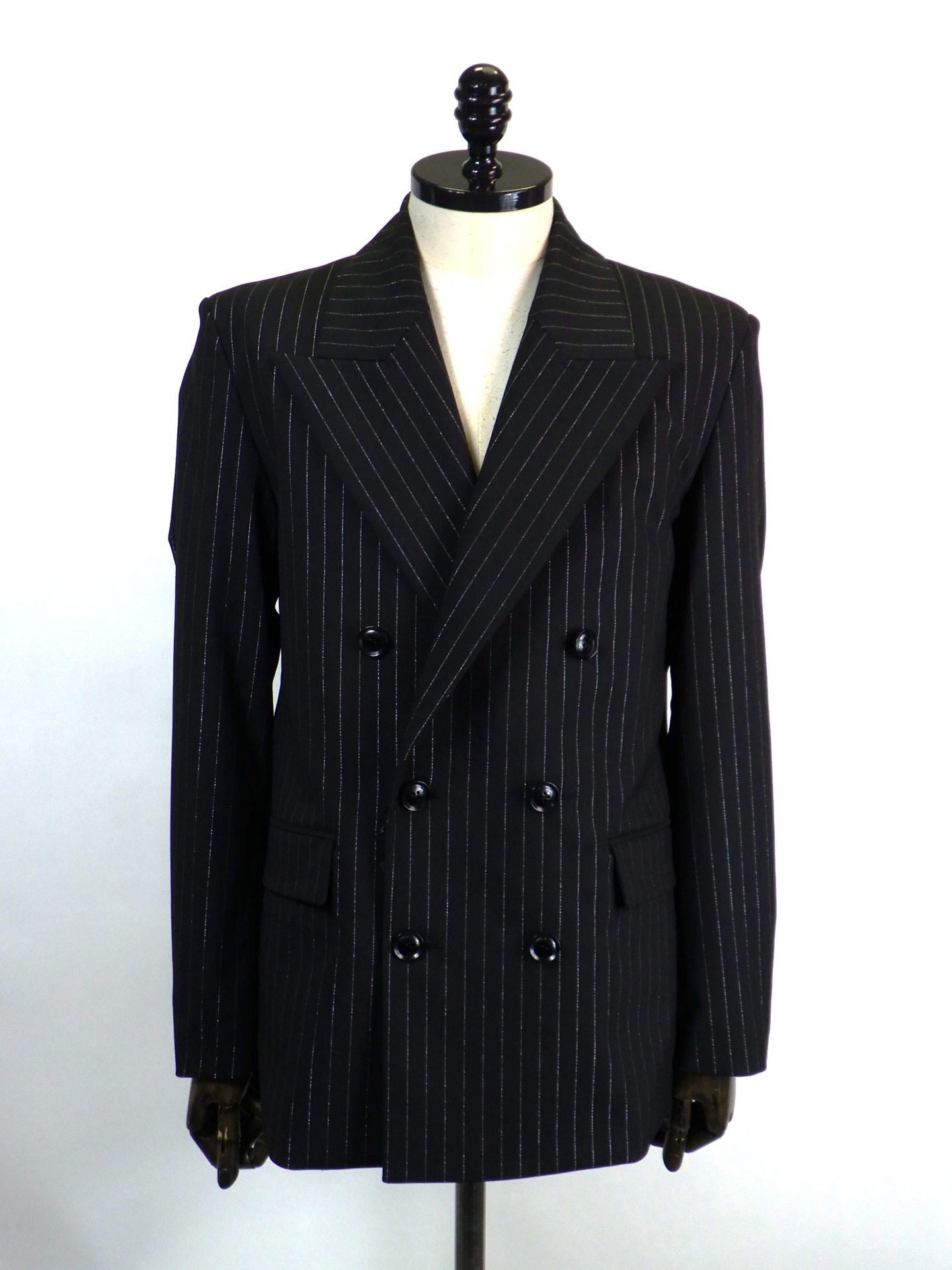 NOWL ラメストライプダブルジャケット 2613005NZ