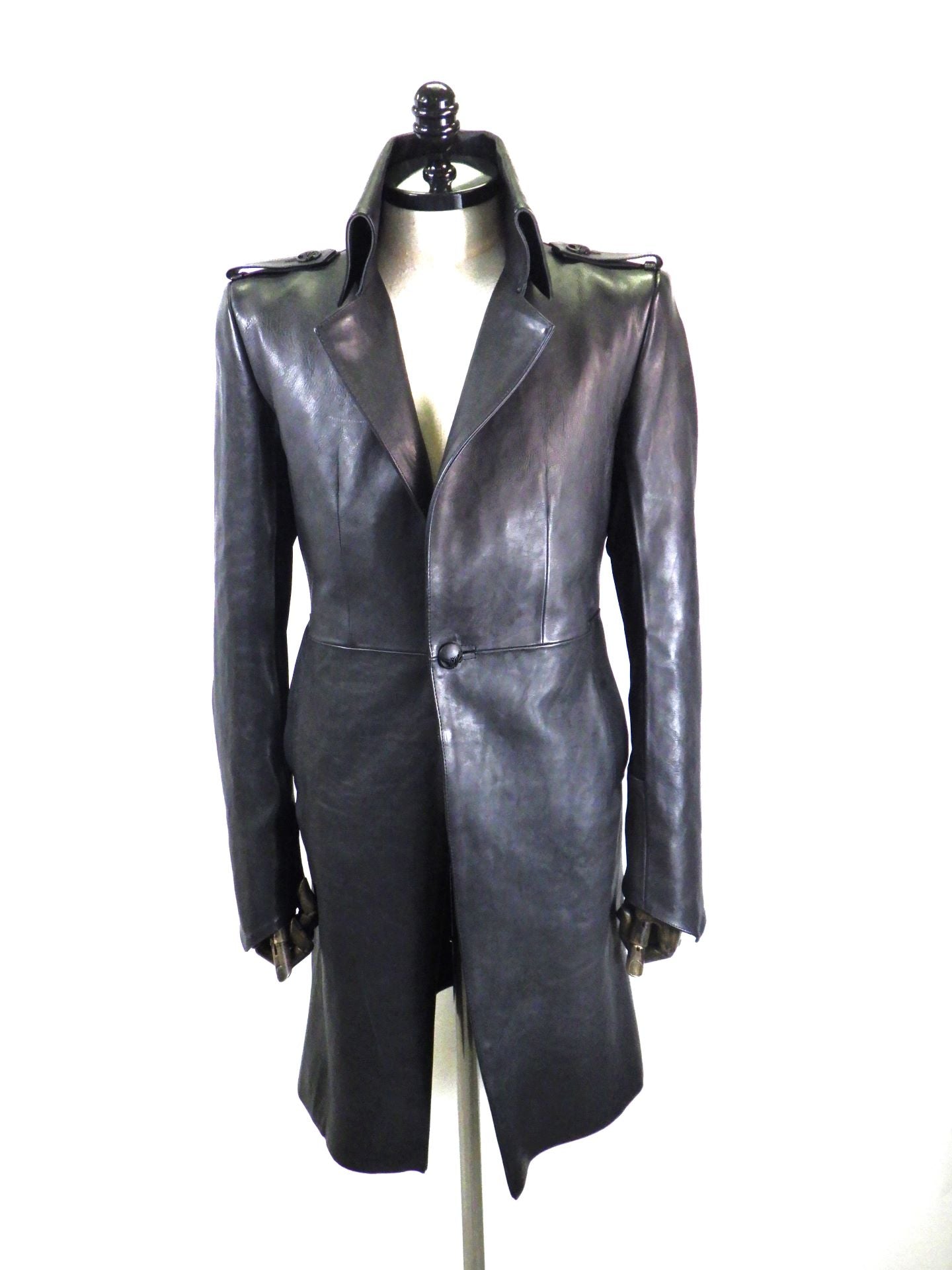 kiryuyrik カウレザーシングルナポレオンジャケット KS-HLJ17-700