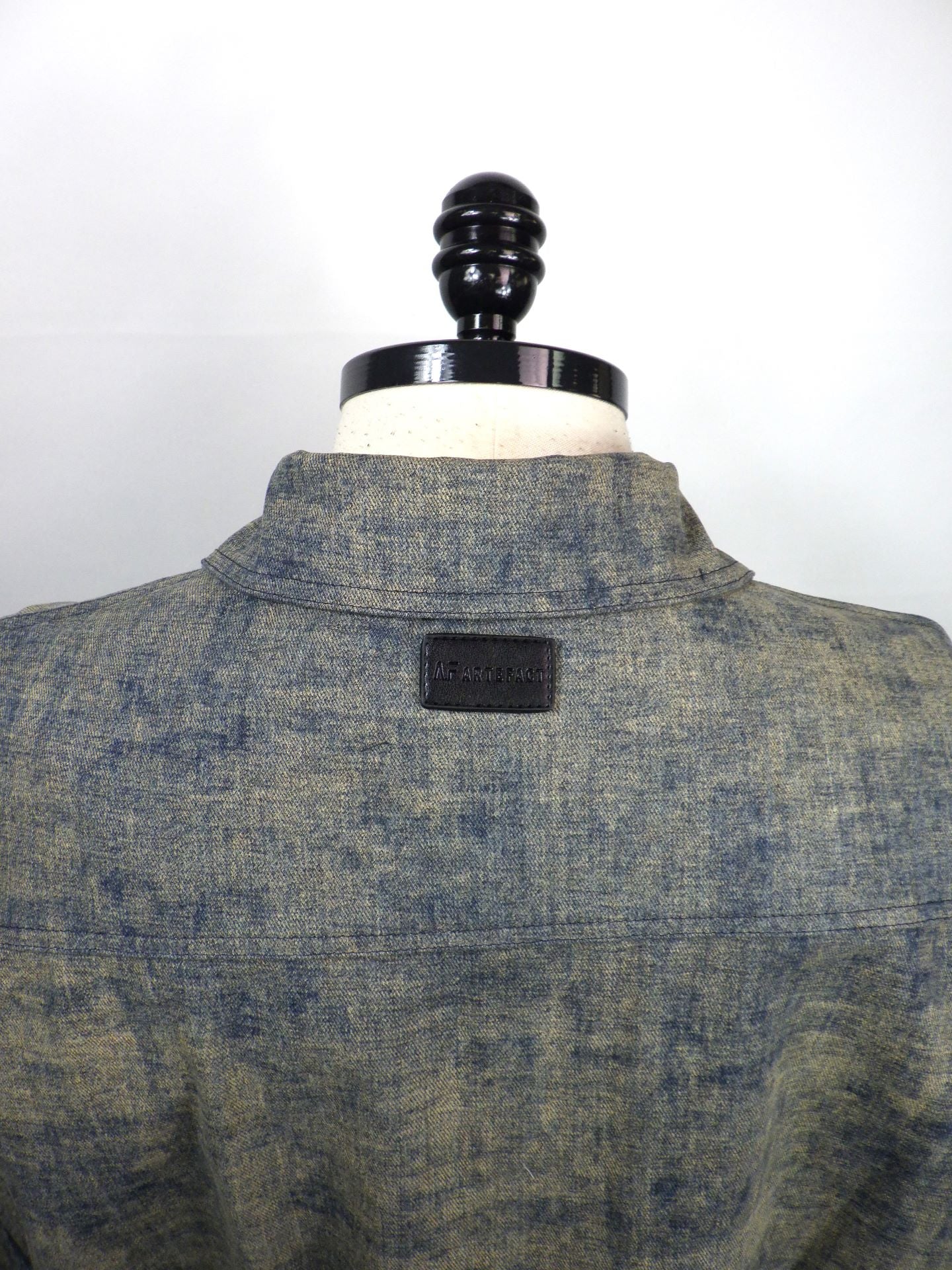 A.F ARTEFACT ブレンドシェードデニムピンタックブルゾン ag-13002-1