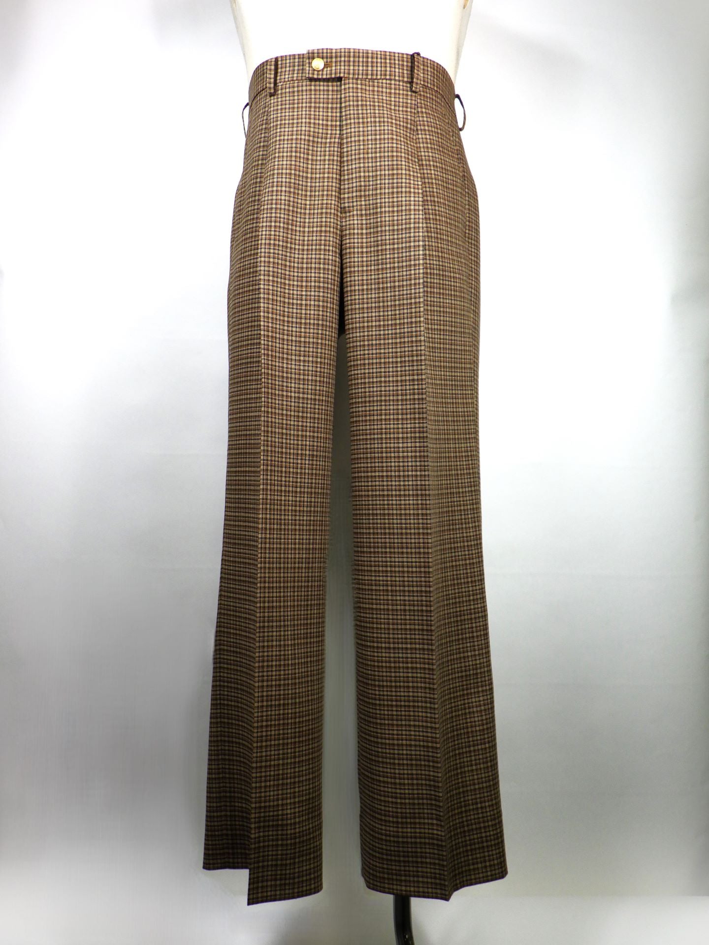 beautiful people フレスコチェックスーツワンタックストレートパンツ 1626105010