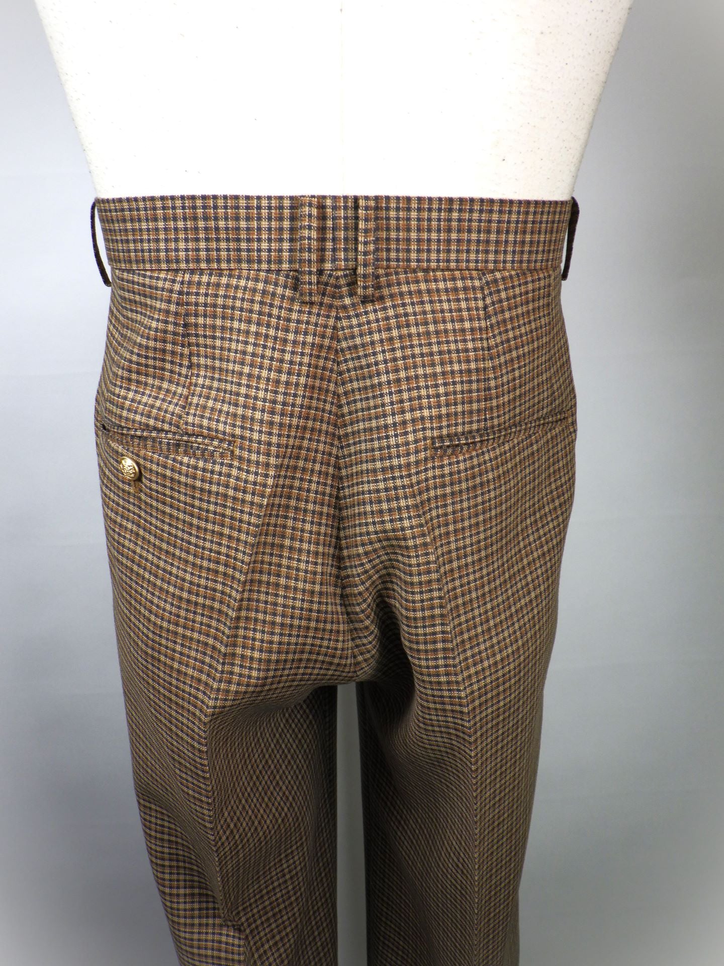 beautiful people フレスコチェックスーツワンタックストレートパンツ 1626105010