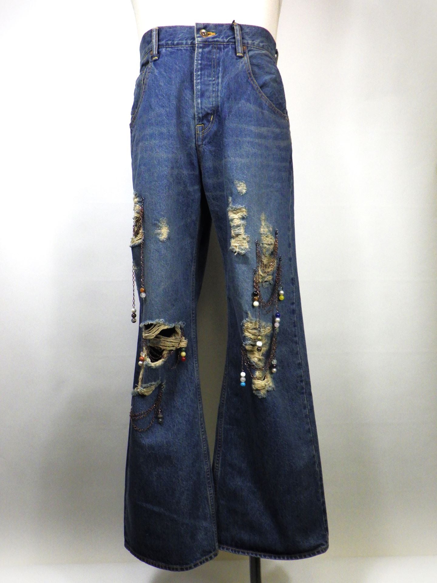 amok チェーンダメージデニムパンツ 252061 – KAWANO