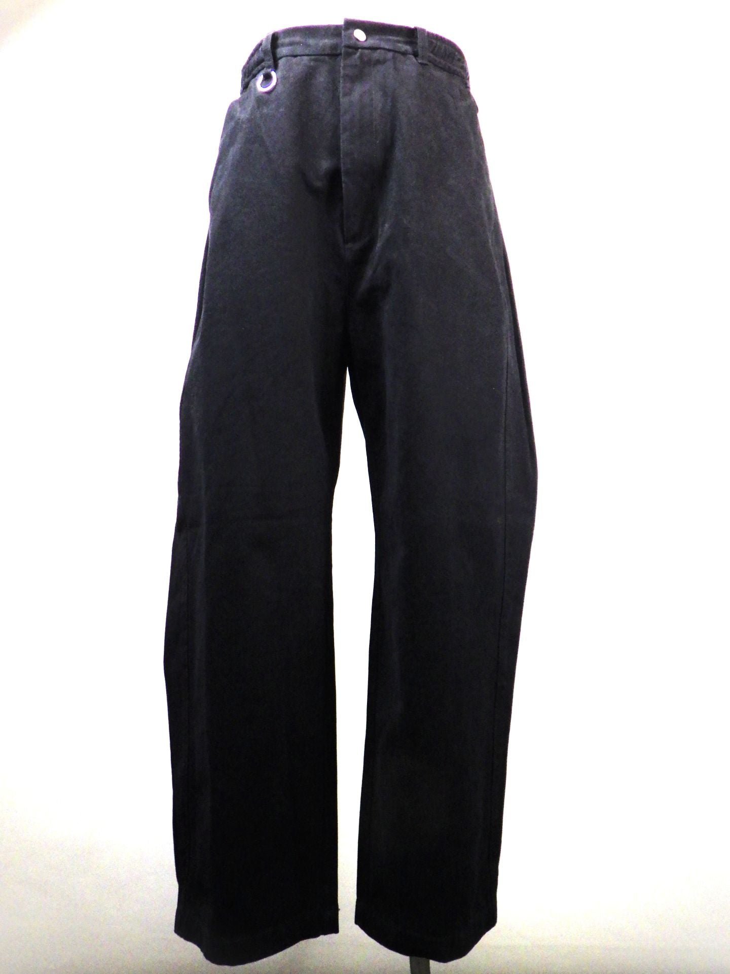 SUPERTHANKS ピグメントダイツイルサイドタックワイドパンツ ST261PT01-BK