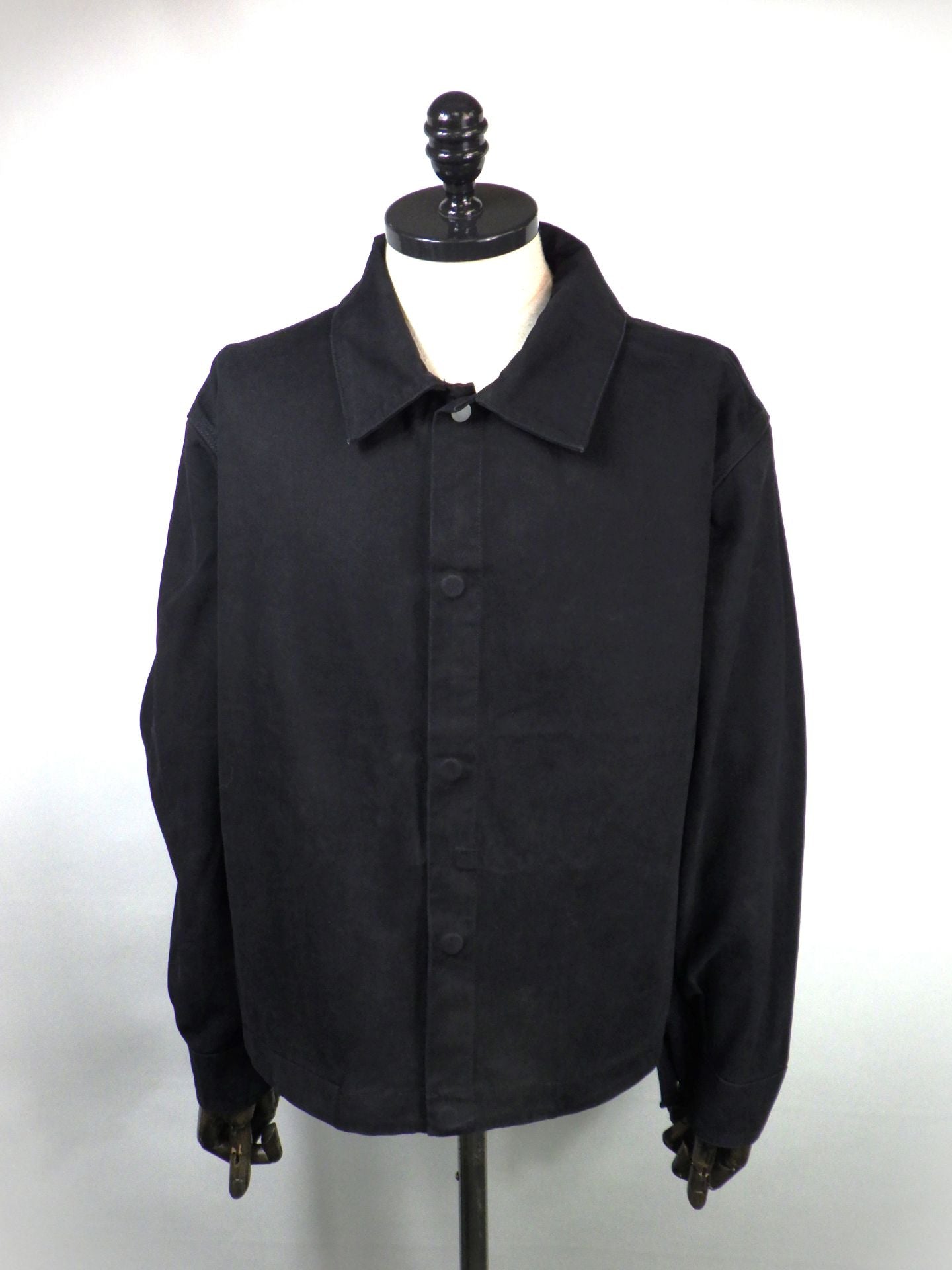 SUPERTHANKS ピグメントダイツイルシャツジャケットブルゾン ST261JK02-BK