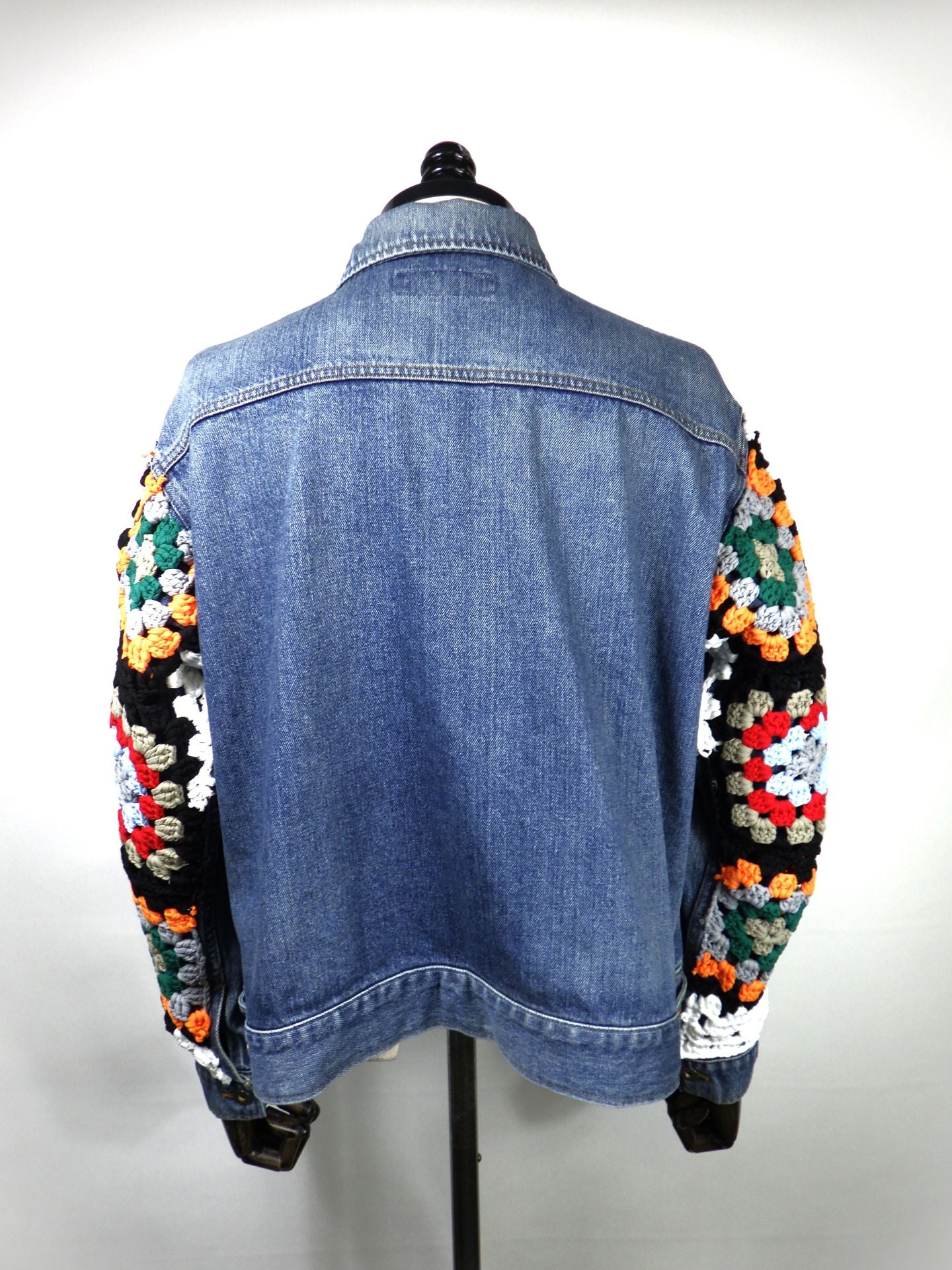 DISCOVERED デニムクロシェブラウス DC-CL-BL-03-INDIGO