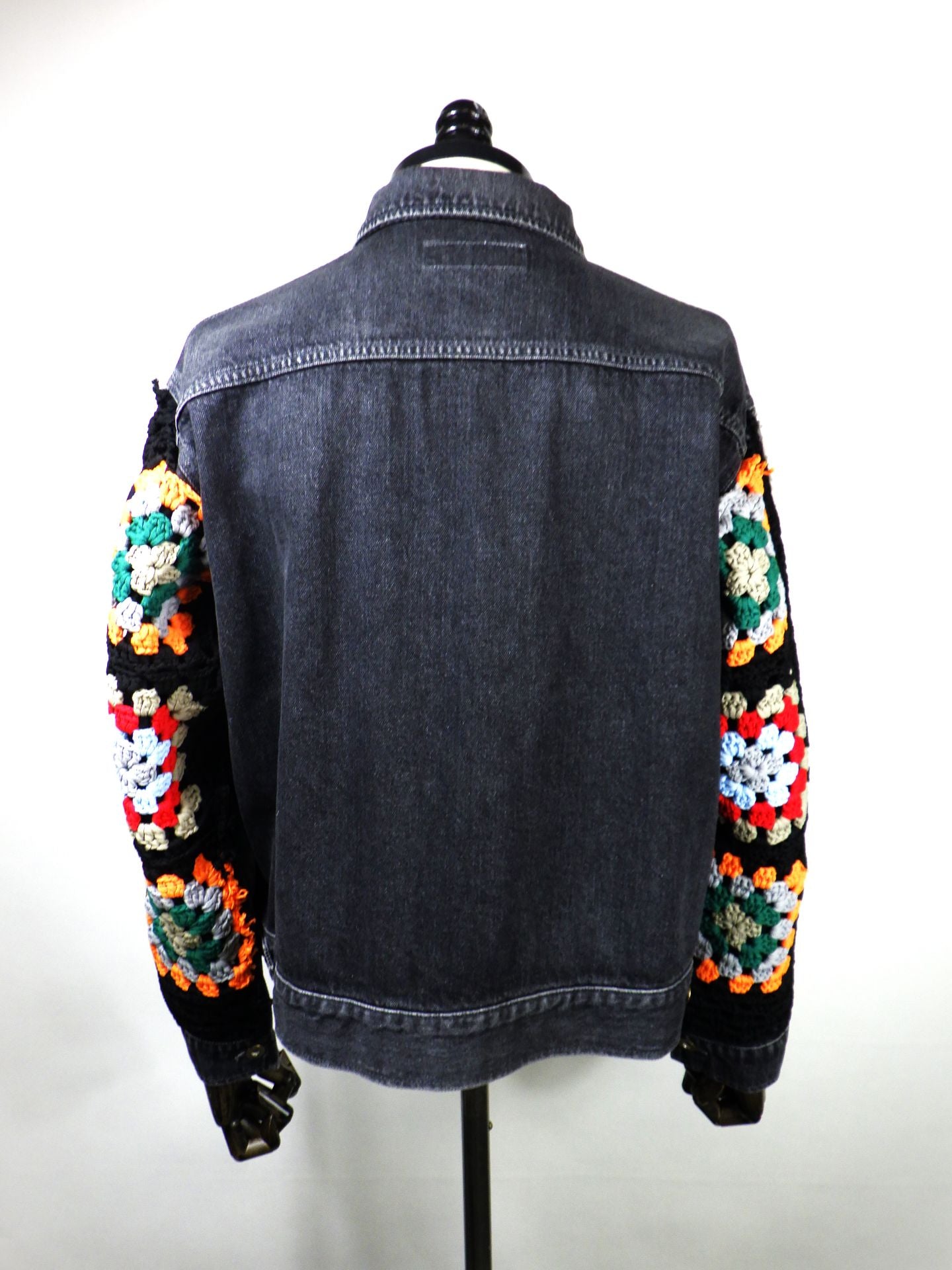 DISCOVERED デニムクロシェブラウス DC-CL-BL-03-BK