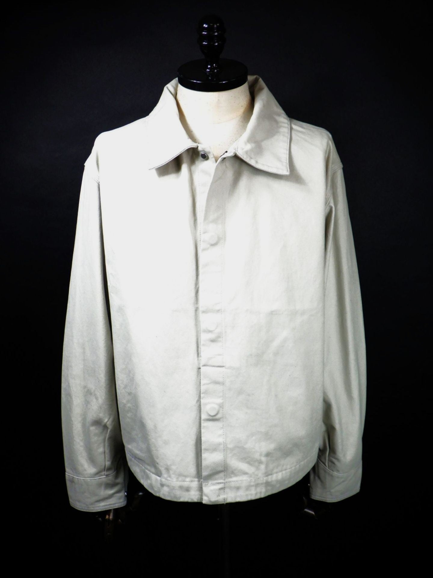 SUPERTHANKS ピグメントダイツイルシャツジャケットブルゾン ST261JK02-IV