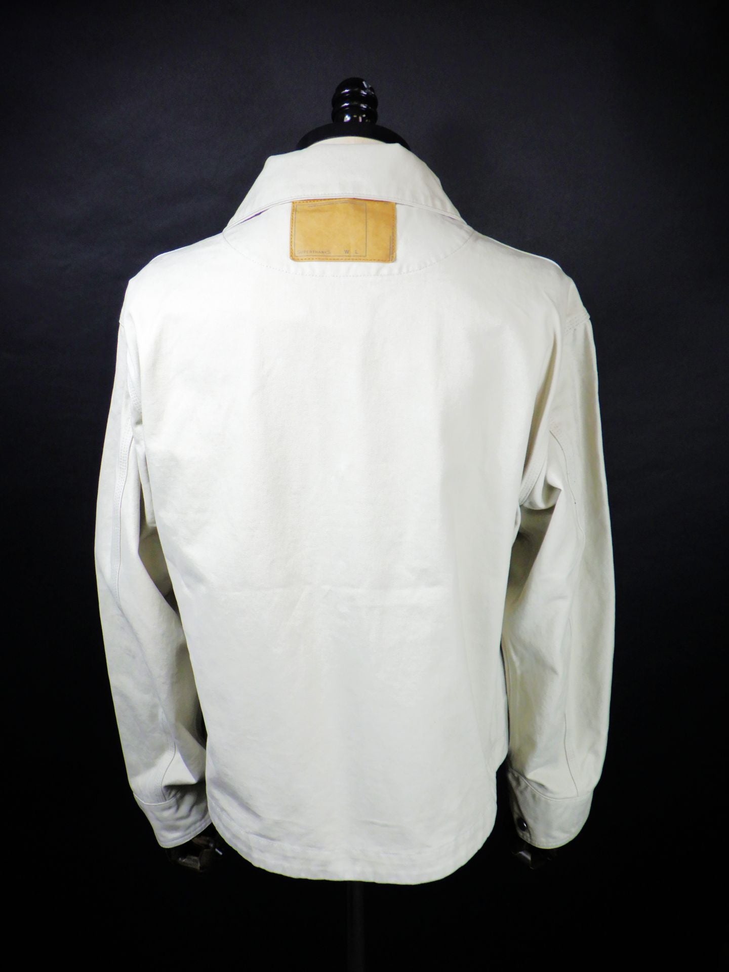 SUPERTHANKS ピグメントダイツイルシャツジャケットブルゾン ST261JK02-IV