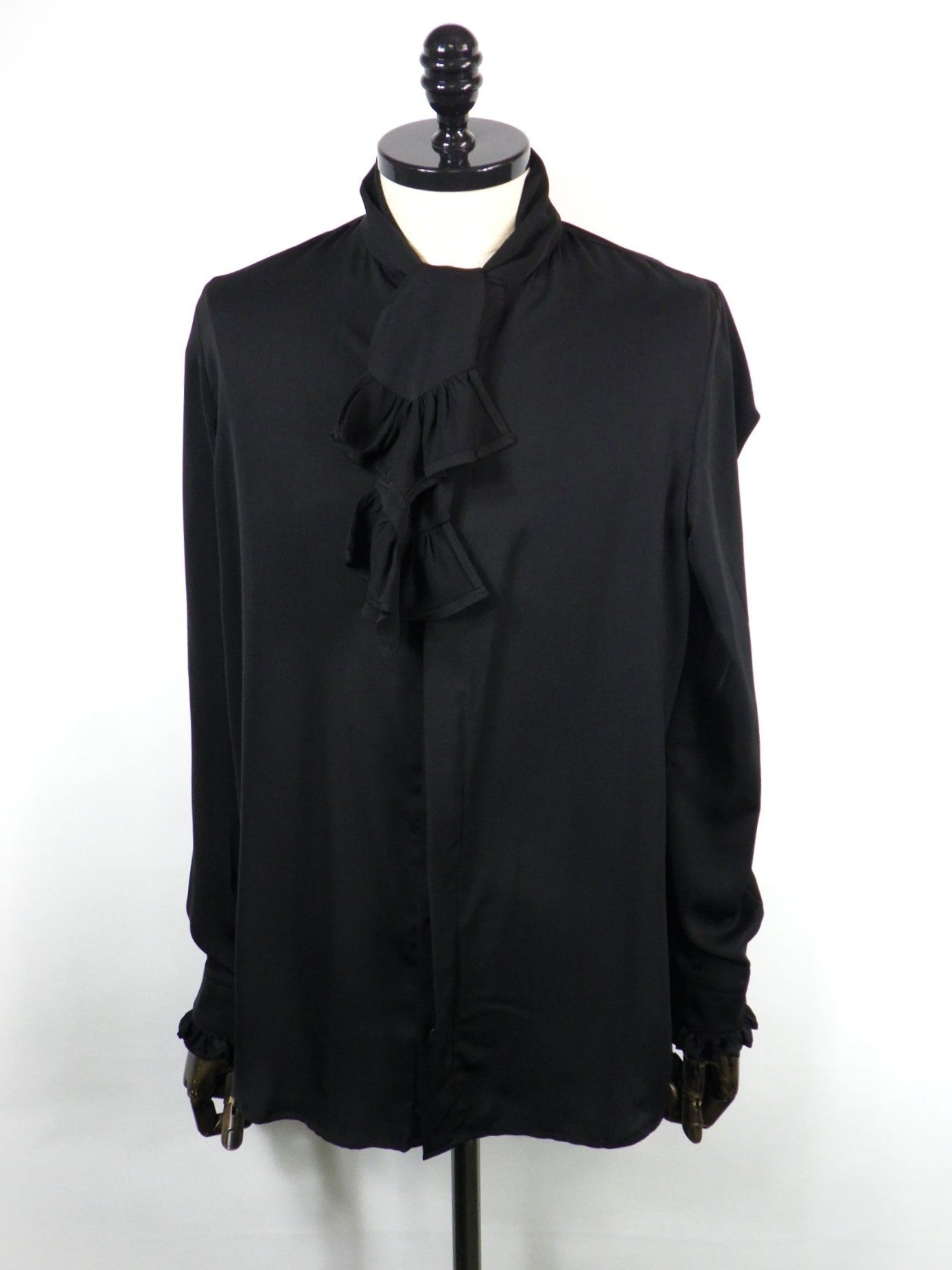 SOS TE NUTO フリルスカーフネックシャツ 2616Z11