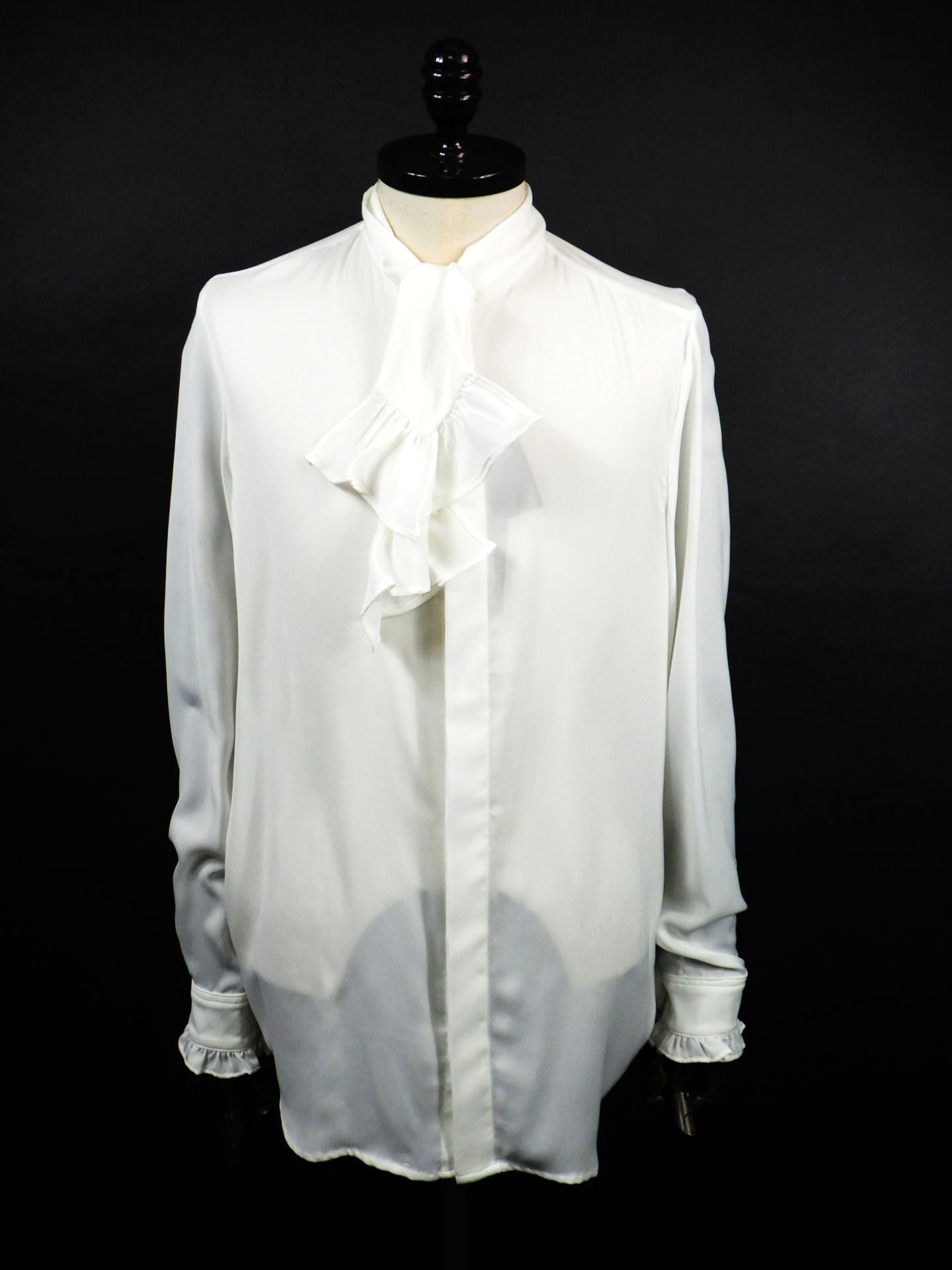 SOS TE NUTO フリルスカーフネックシャツ 2616Z10