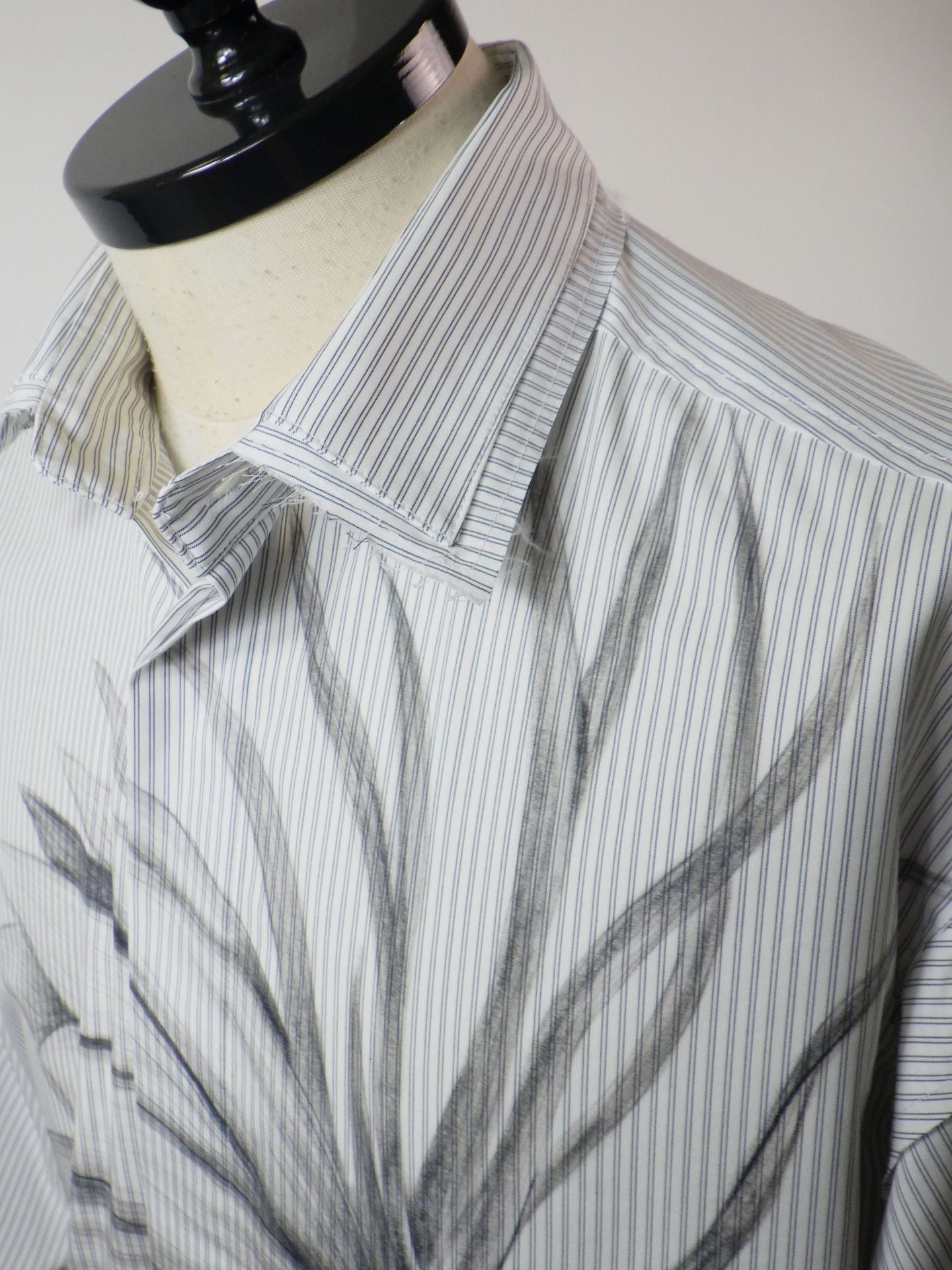 disemBySiik ドローインググラフィックシャツ-ゲッカビジン- 26SS21-WHT