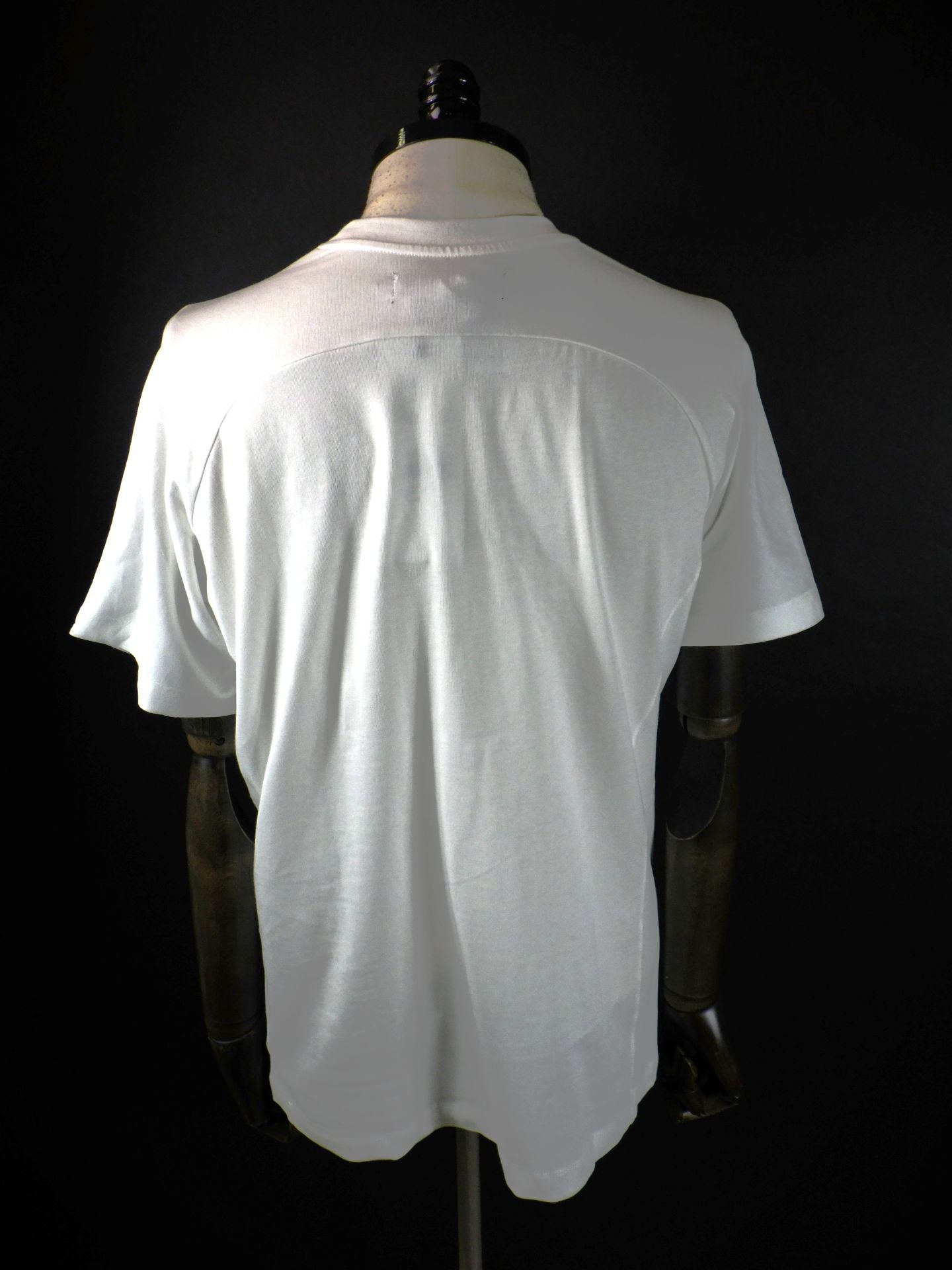 1PIU1UGUALE3 RELAX ロープ刺繍ロゴ半袖Tシャツ UST-26076-WH