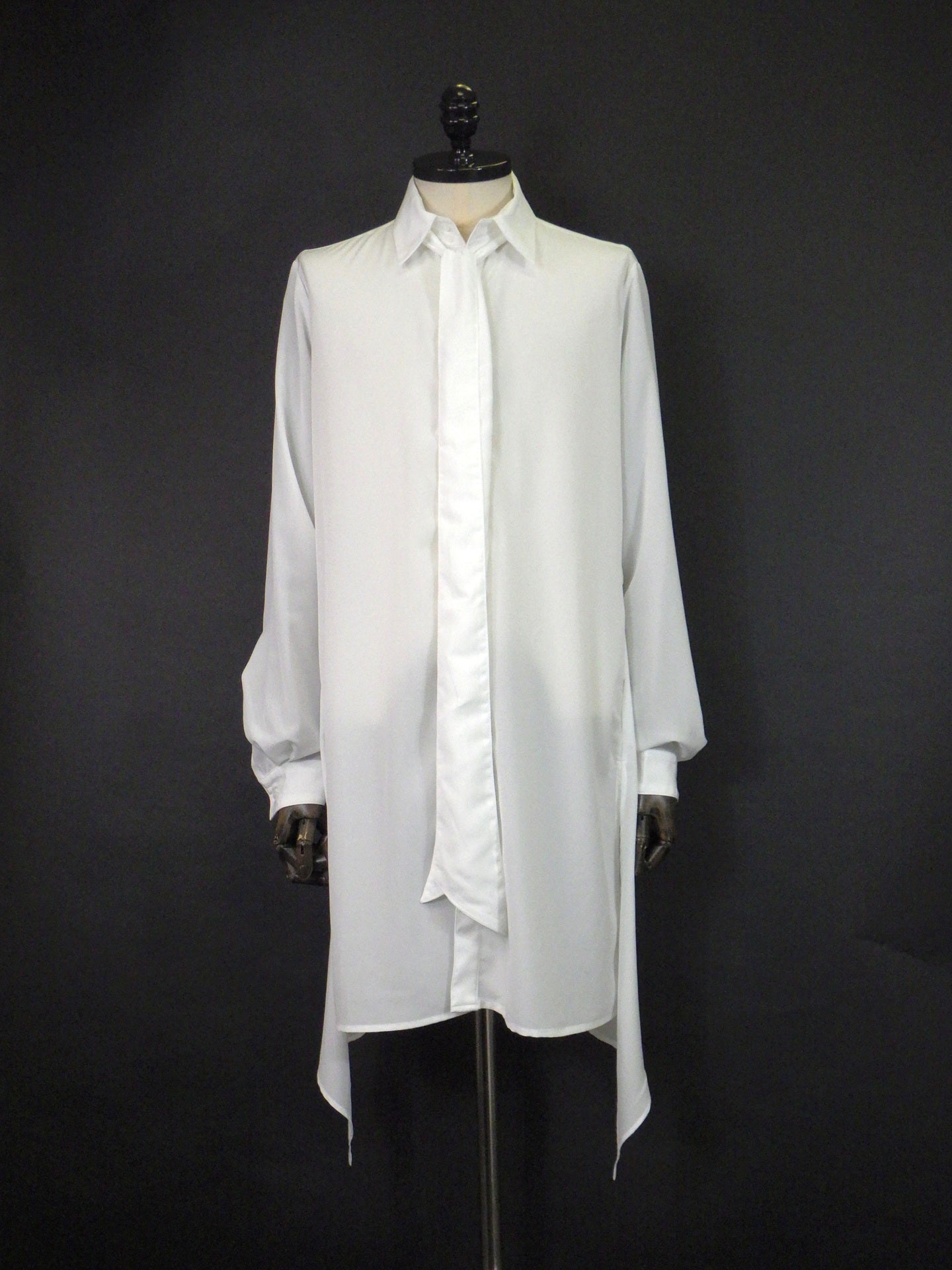 SOS TE NUTO ストール付きロングシャツ 2616D04