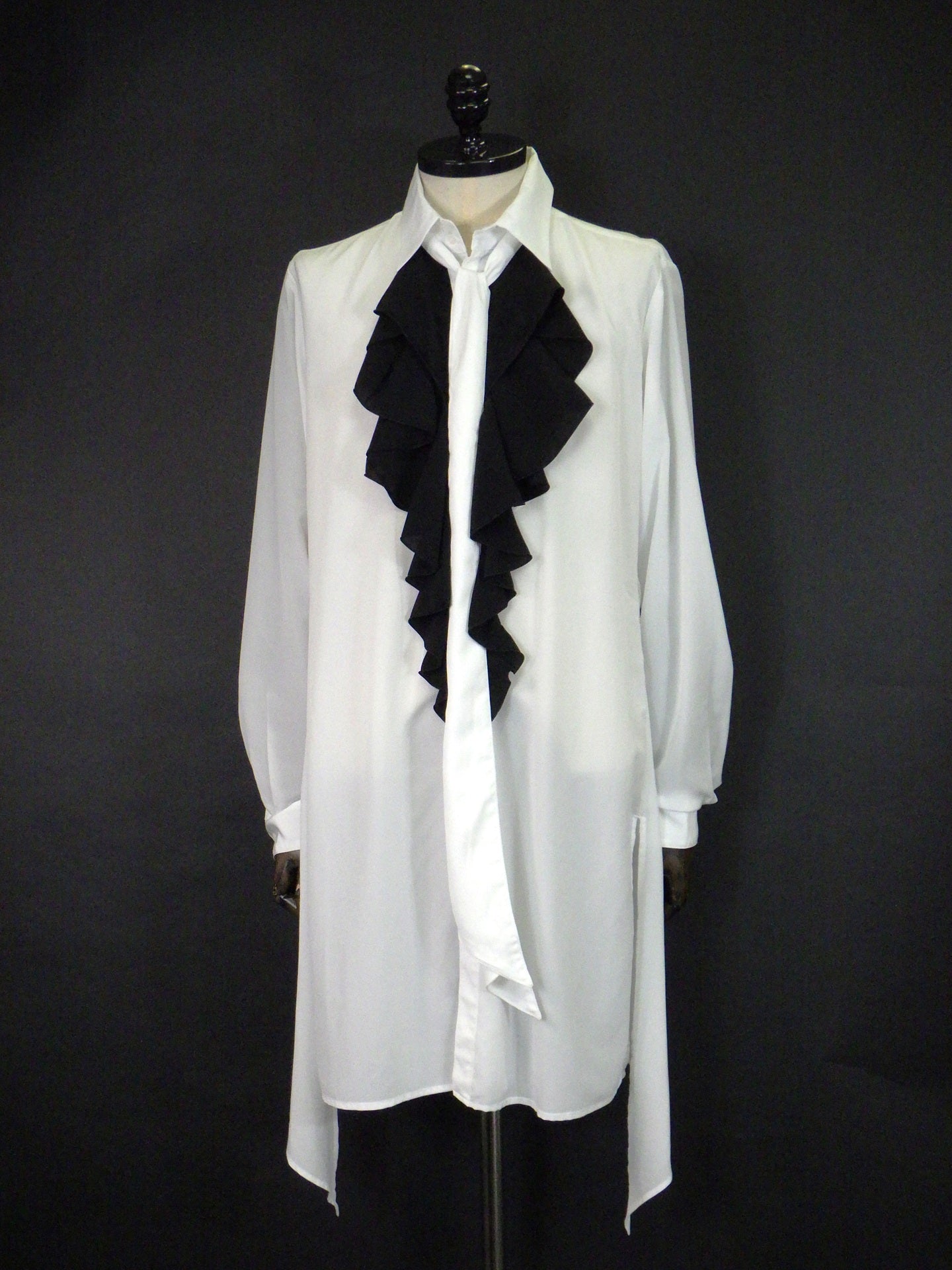 SOS TE NUTO フリルロングシャツ 2616D08