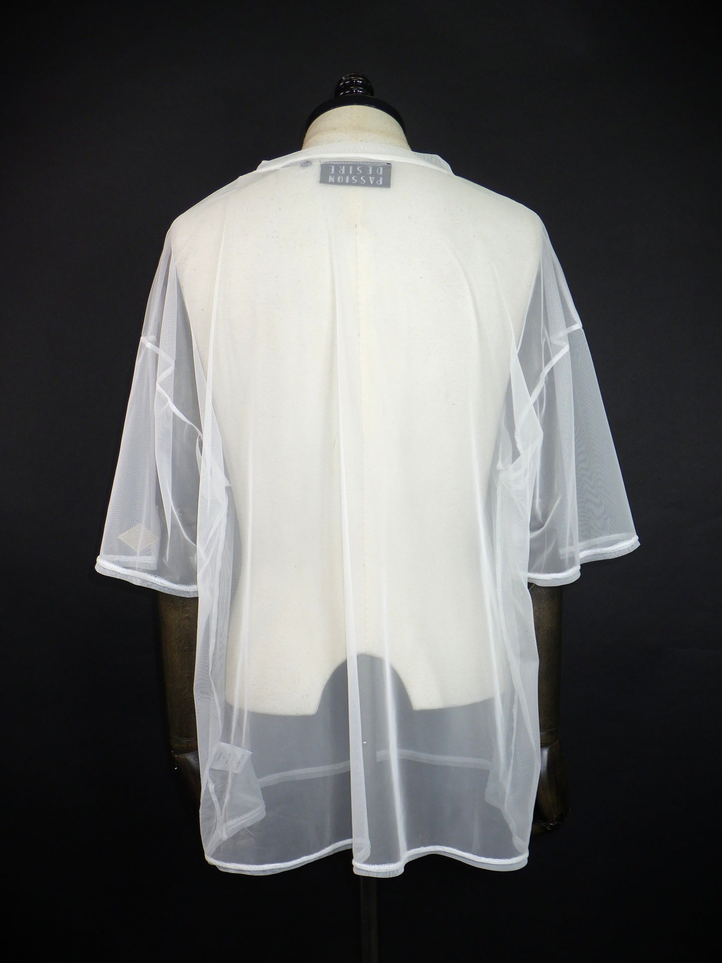 el conductorH シースルーショートスリーブTシャツ PD26EK01-WHT